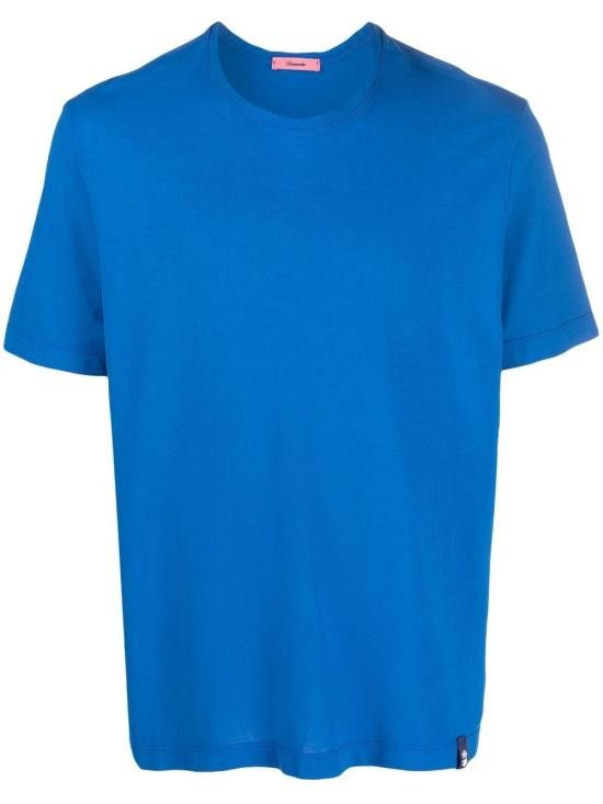 Drumohr DRUMOHR Men T-Shirts DTJ100B 760 Blue Size US XL / EU 56 / 4 - 1 Thumbnail