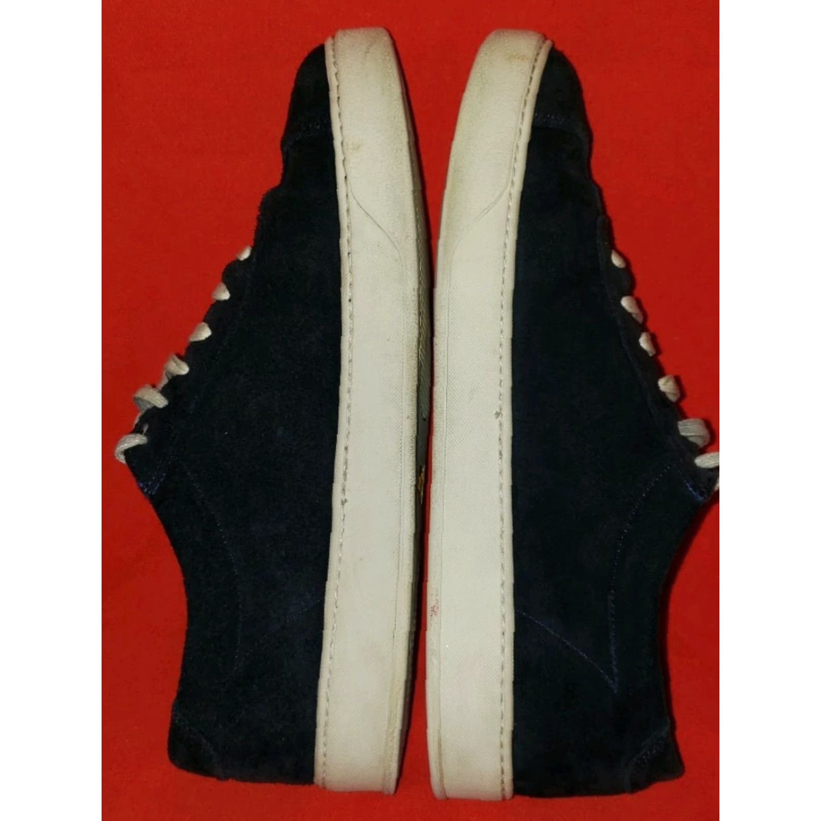 Allen Edmonds Allen Edmonds Men's Court Canal Suede Sneakers Size 10M Blue Model#3742 43869 Size US 10 / EU 43 - 7 Thumbnail