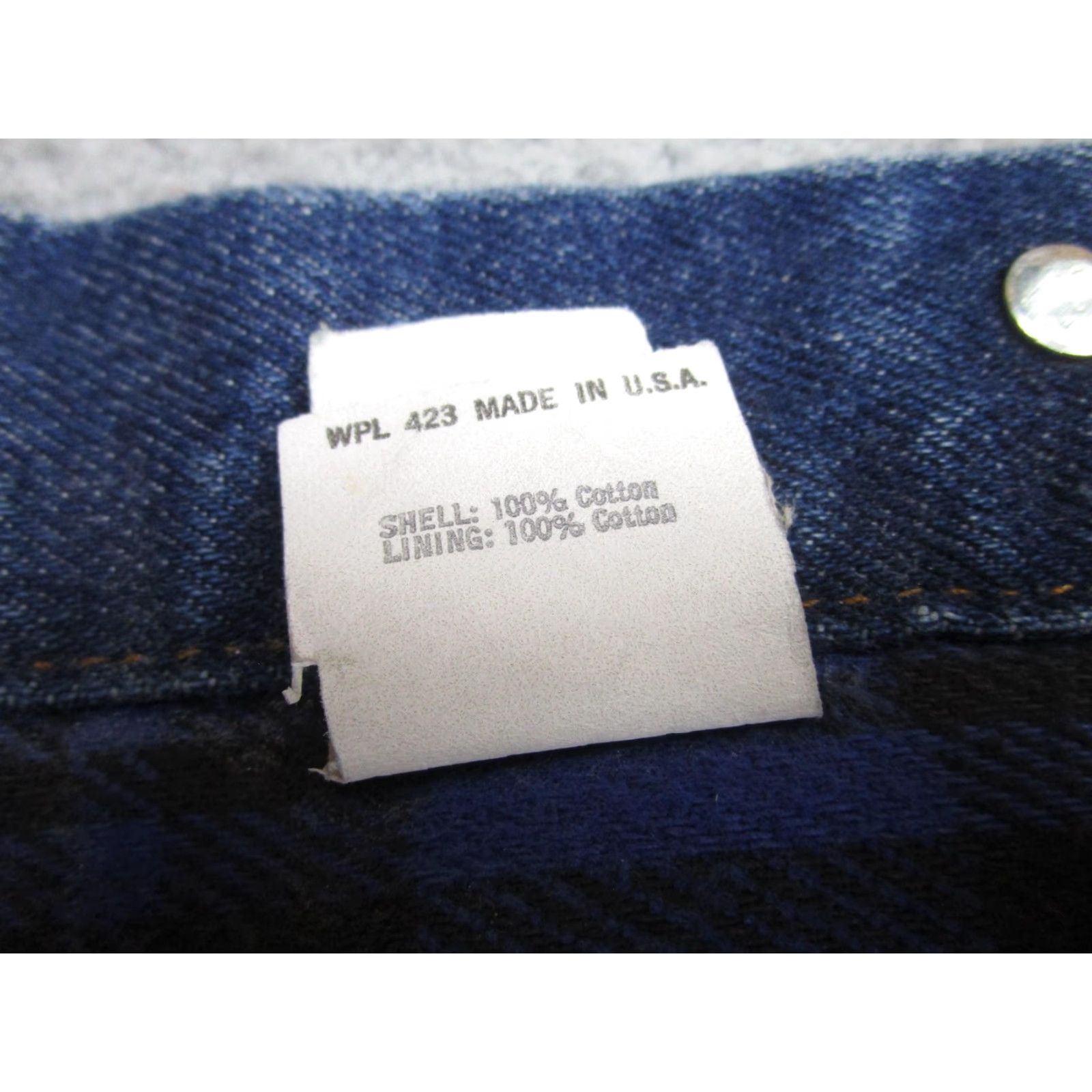 Levi's VINTAGE Levi's Denim Jacket Mens Medium Blue Flannel Lined Trucker 90s USA Size US M / EU 48-50 / 2 - 7 Thumbnail