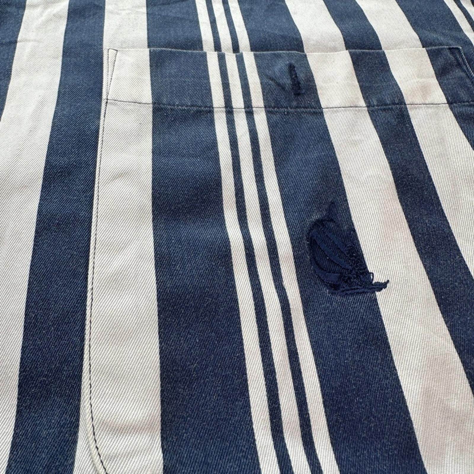 Nautica Vintage Nautica Men Classic Fit Button Down Striped Shirt XL Size US XL / EU 56 / 4 - 5 Thumbnail