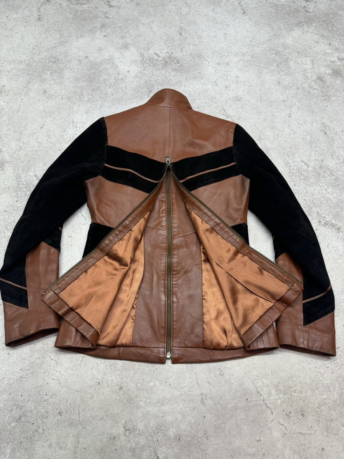 14th Addiction Vintage Leather/Suede Rick Owens Style Jacket Size US S / EU 44-46 / 1 - 3 Thumbnail