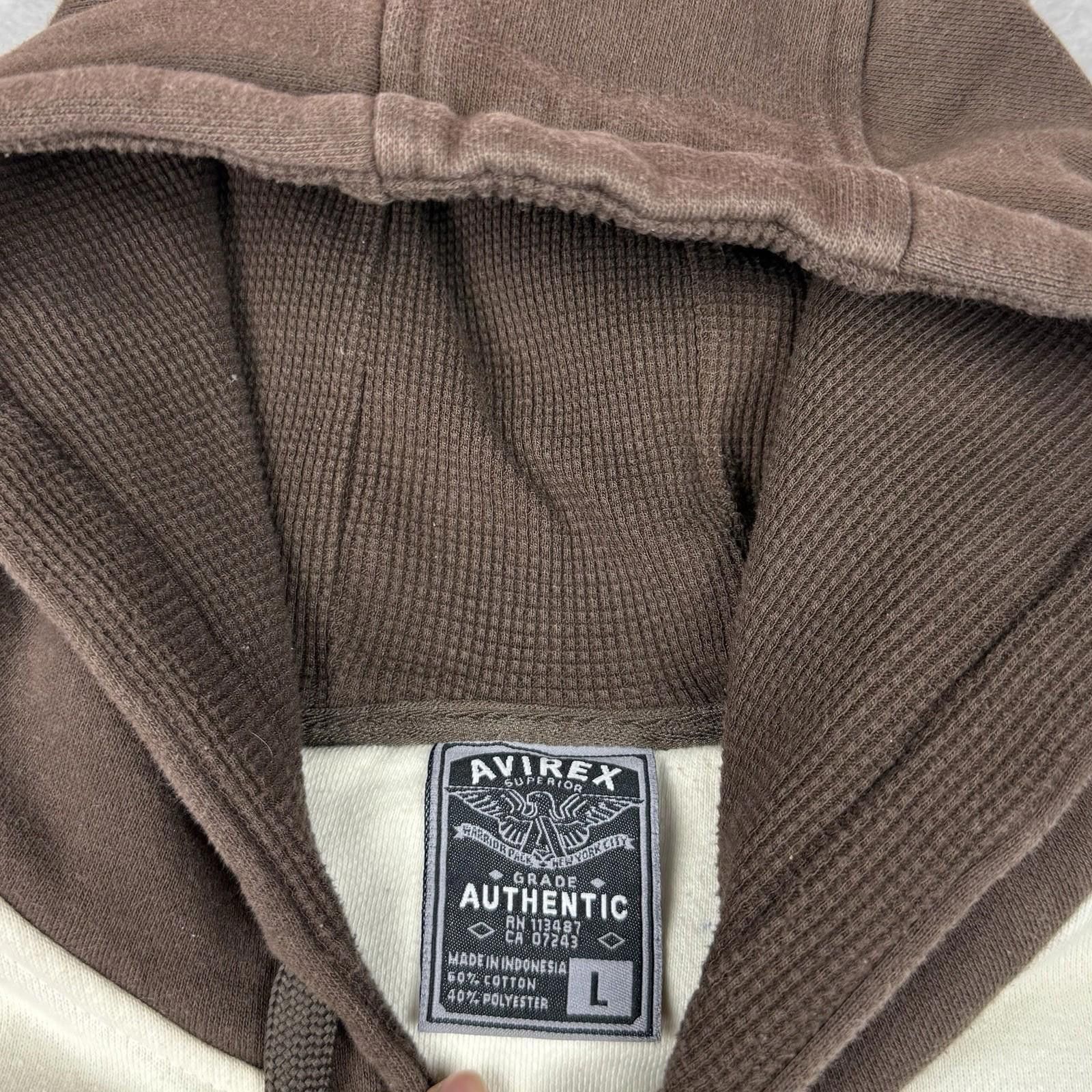 Avirex Vintage Avirex Established 1975 Hoodie Fleece L Skater Y2K Size US L / EU 52-54 / 3 - 2 Thumbnail