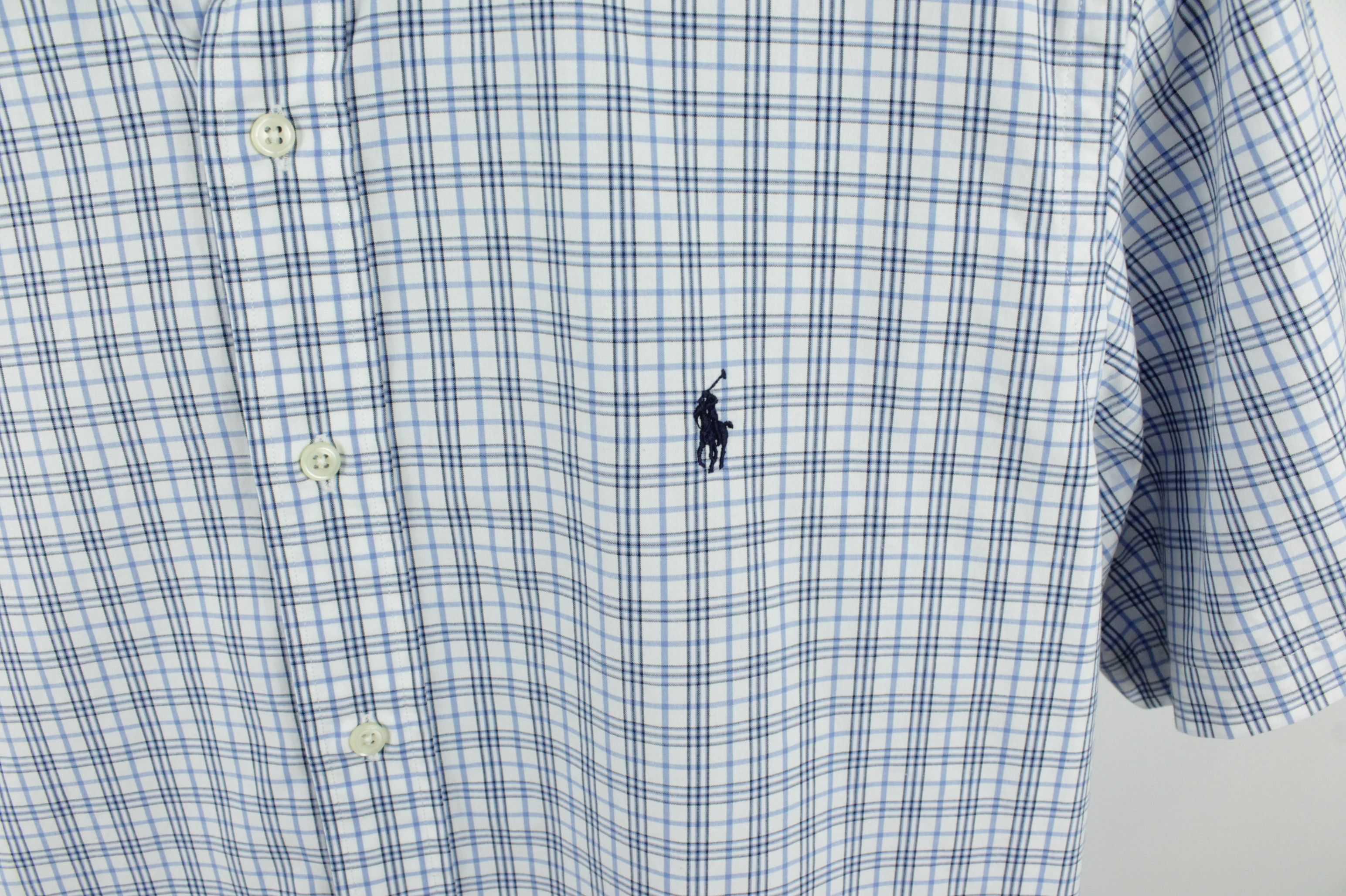 Polo Ralph Lauren Vintage Polo Ralph Lauren Custom Fit S/S Plaid Shirt Men's Size US XL / EU 56 / 4 - 4 Thumbnail