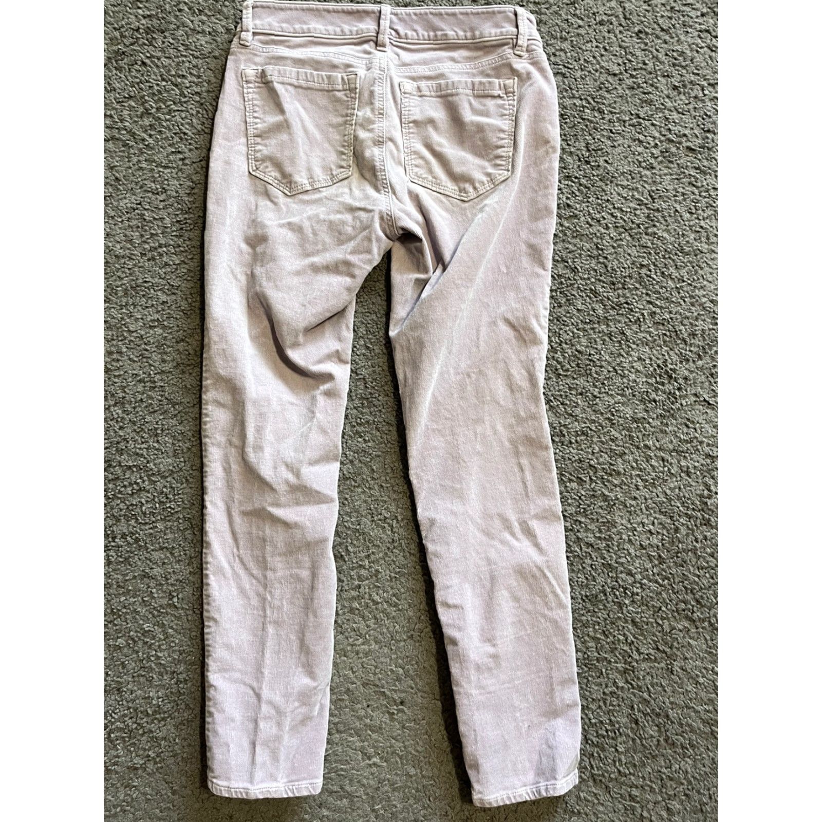Loft LOFT Jeans Womens 2/26 Lavender Purple Curvy Skinny Corduroy Pockets Size 26" / US 2 / IT 38 - 3 Thumbnail