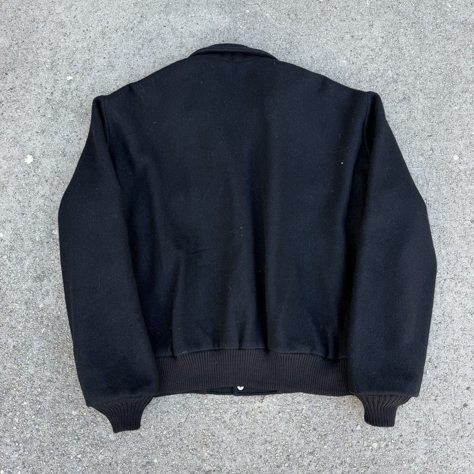 Vintage Vintage 80s The Hogan Family Cast & Crew Black Wool Jacket Size US XL / EU 56 / 4 - 4 Thumbnail