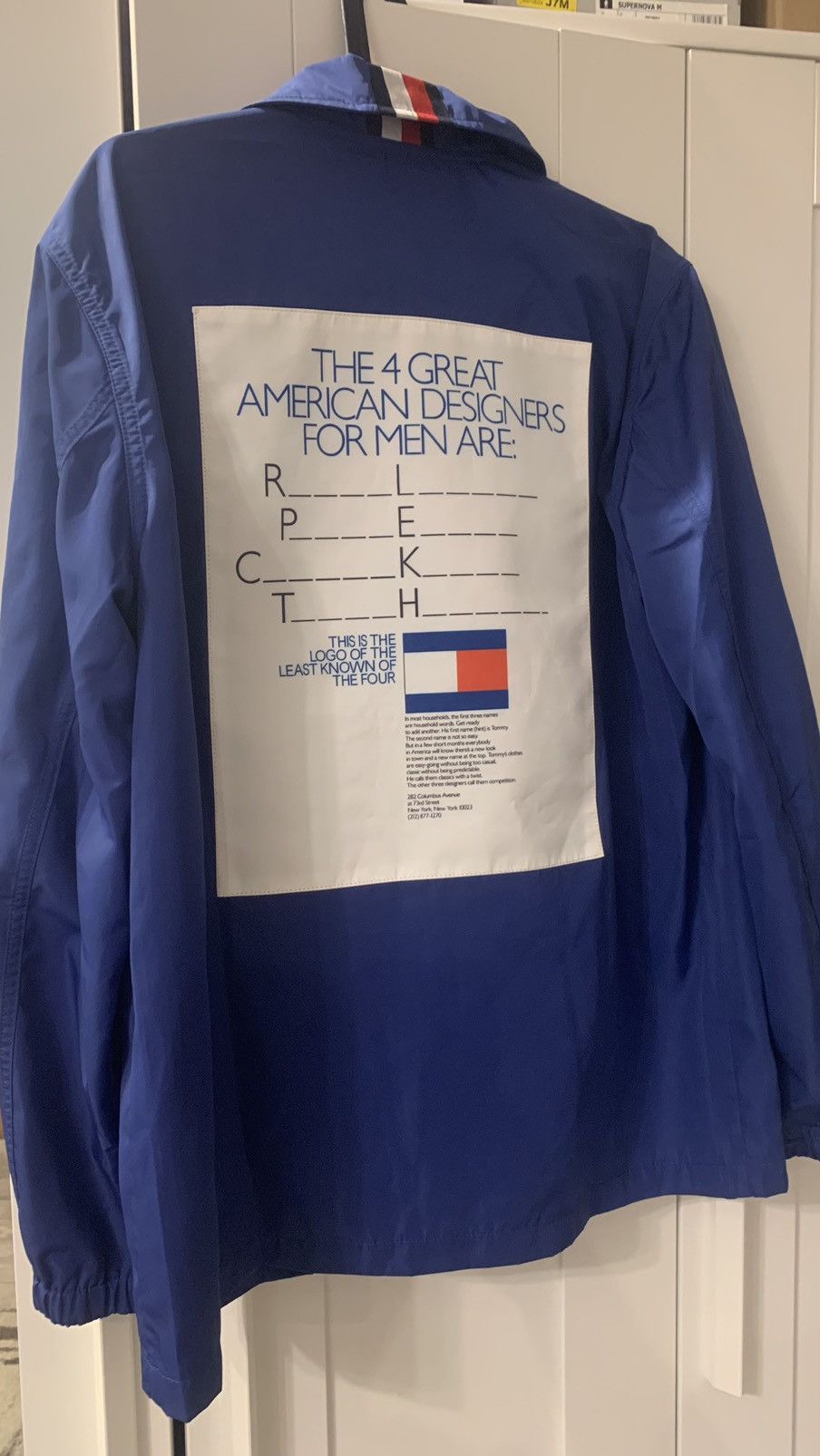 Tommy Hilfiger Be Bold Coach Jacket size XS