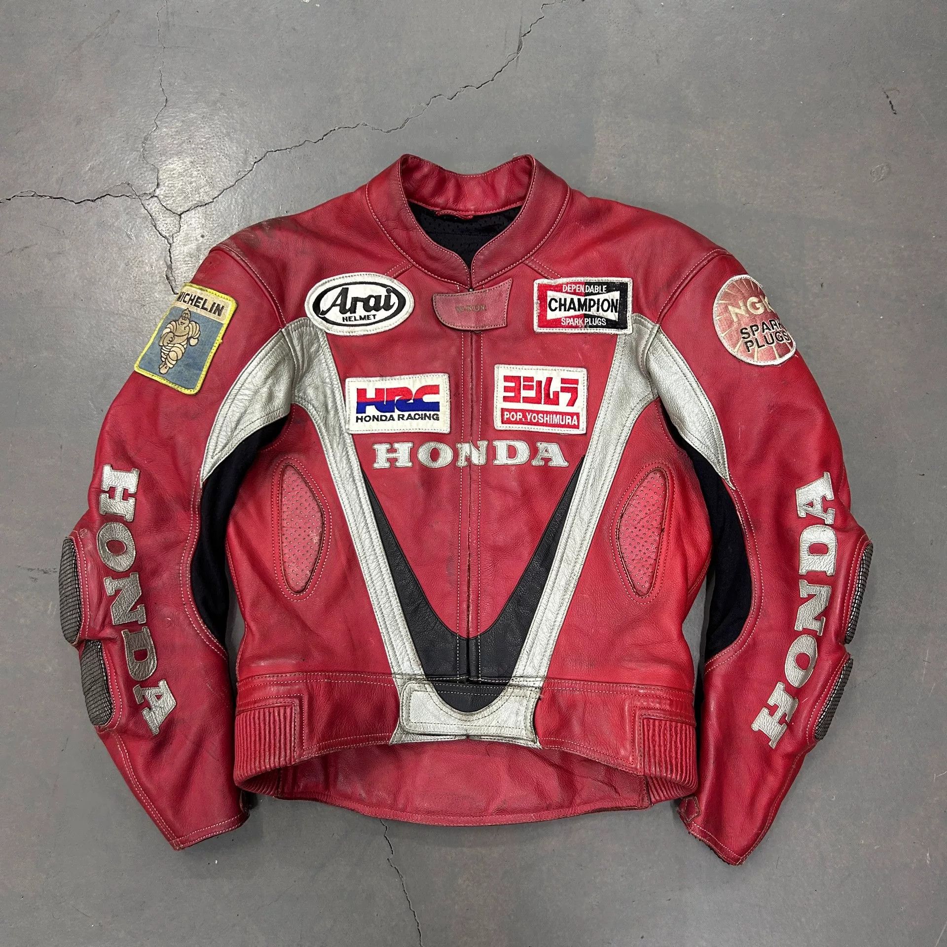 Vintage Vintage Honda Leather Jacket Size US M / EU 48-50 / 2 - 1 Thumbnail