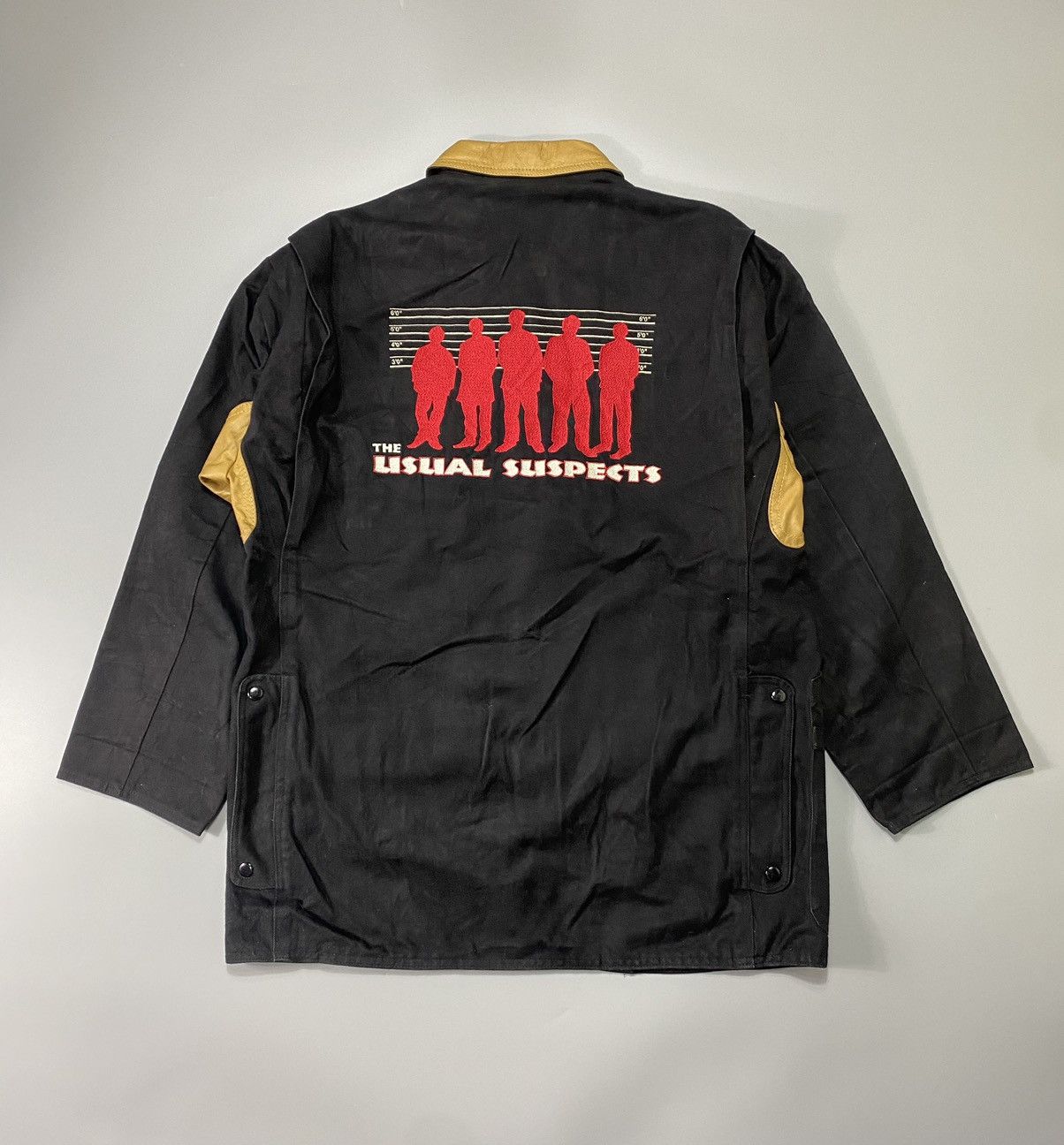 image of Hollywod x Movie 1995 Vintage “The Usual Suspects” Promotional Chore Jacket in Black (Size XL)