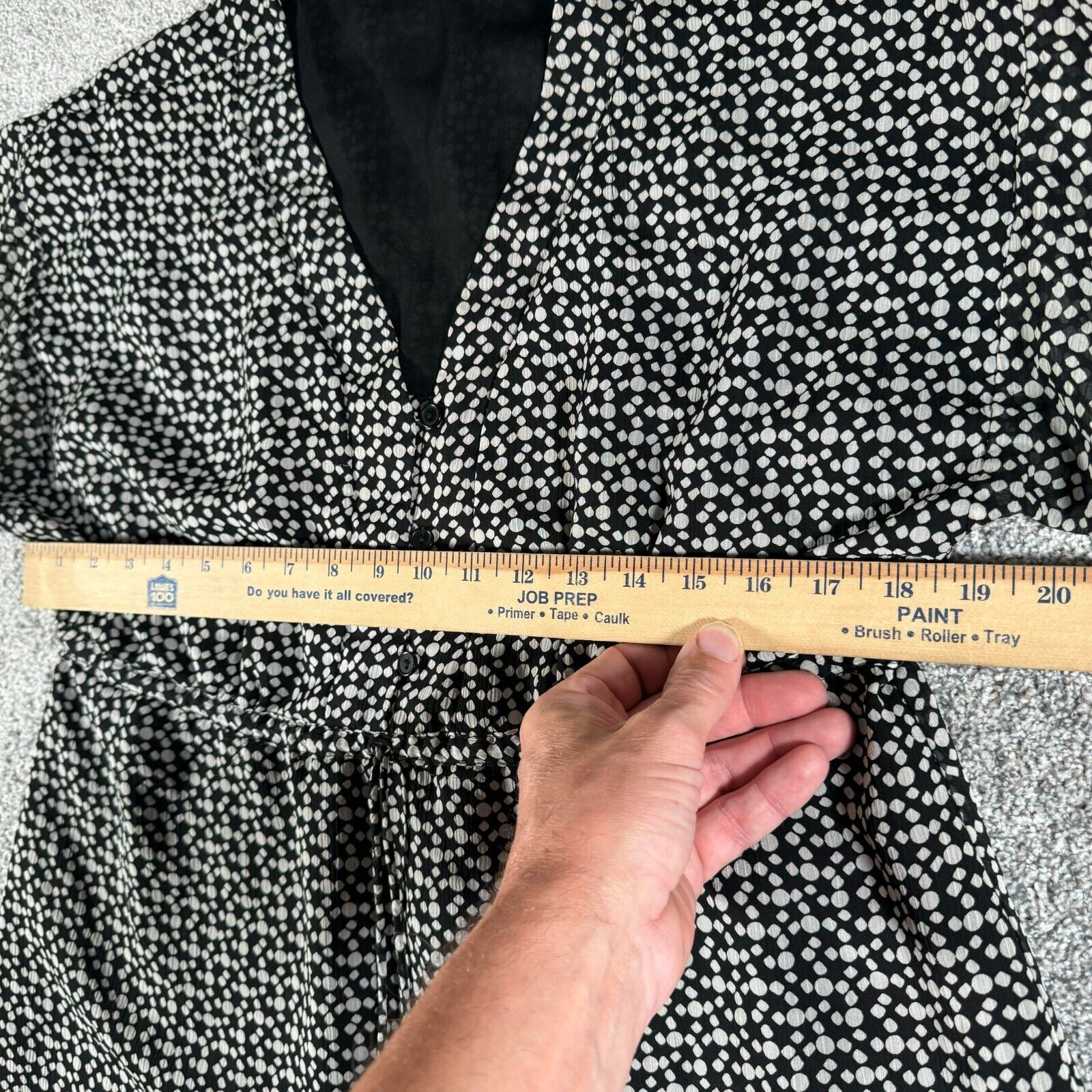 Other Notations Blouse L Sheer Lined Flowy Whimsigoth 90s Y2K Size L / US 10 / IT 46 - 6 Thumbnail