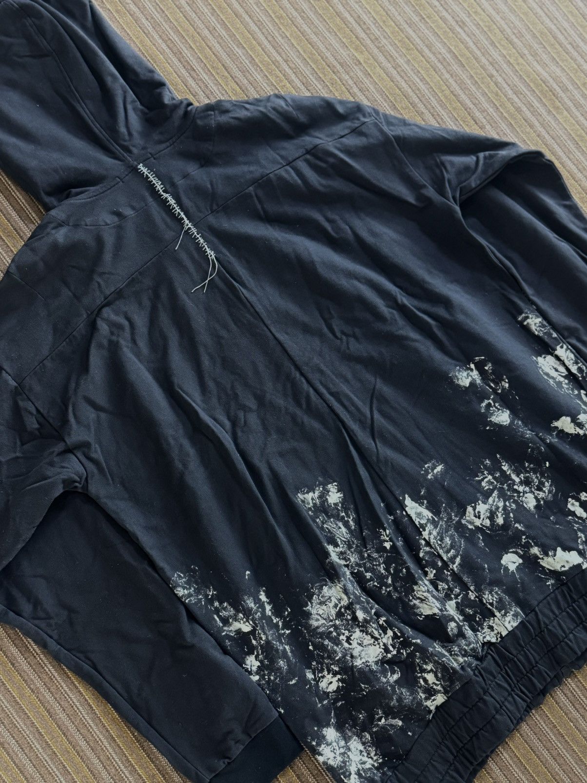 KMRii KMRii Paint Splatter Zip Hoodie Leather Detail Size US M / EU 48-50 / 2 - 3 Thumbnail
