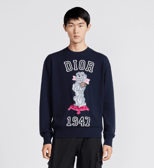 Dior o1w1db11225 483M64 Bobby Sweater in Blue Size US M / EU 48-50 / 2 - 4 Thumbnail