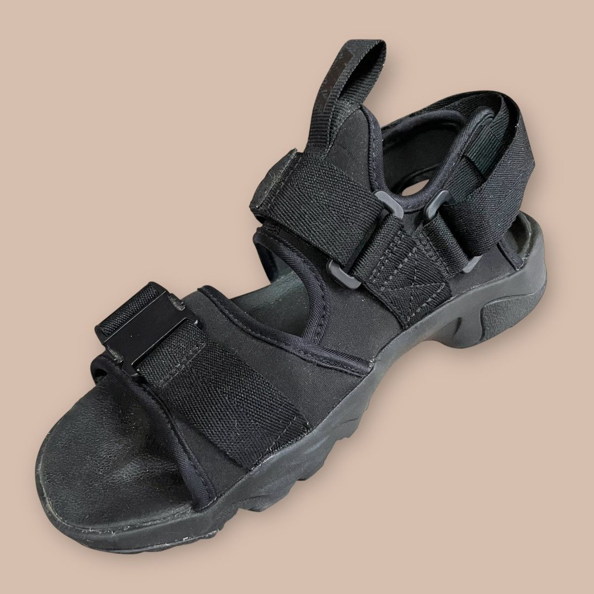 Nike Nike Canyon Sandal ‘Triple Black’ Size US 5.5 / EU 38 - 10 Thumbnail