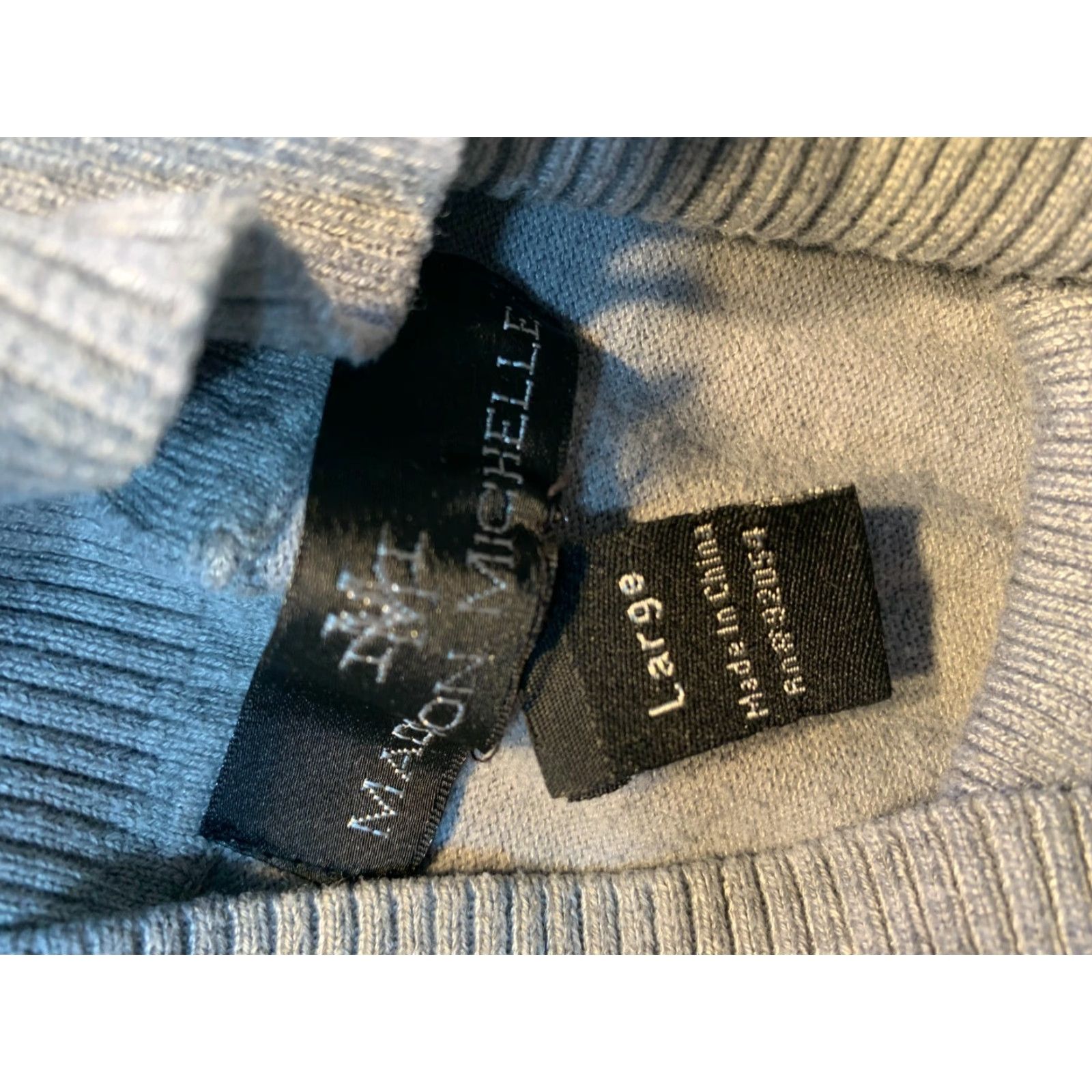 Madison Madison Sweater Turtle Neck Gray Womens Size Large L Long sleeve Pullover Size L / US 10 / IT 46 - 5 Thumbnail