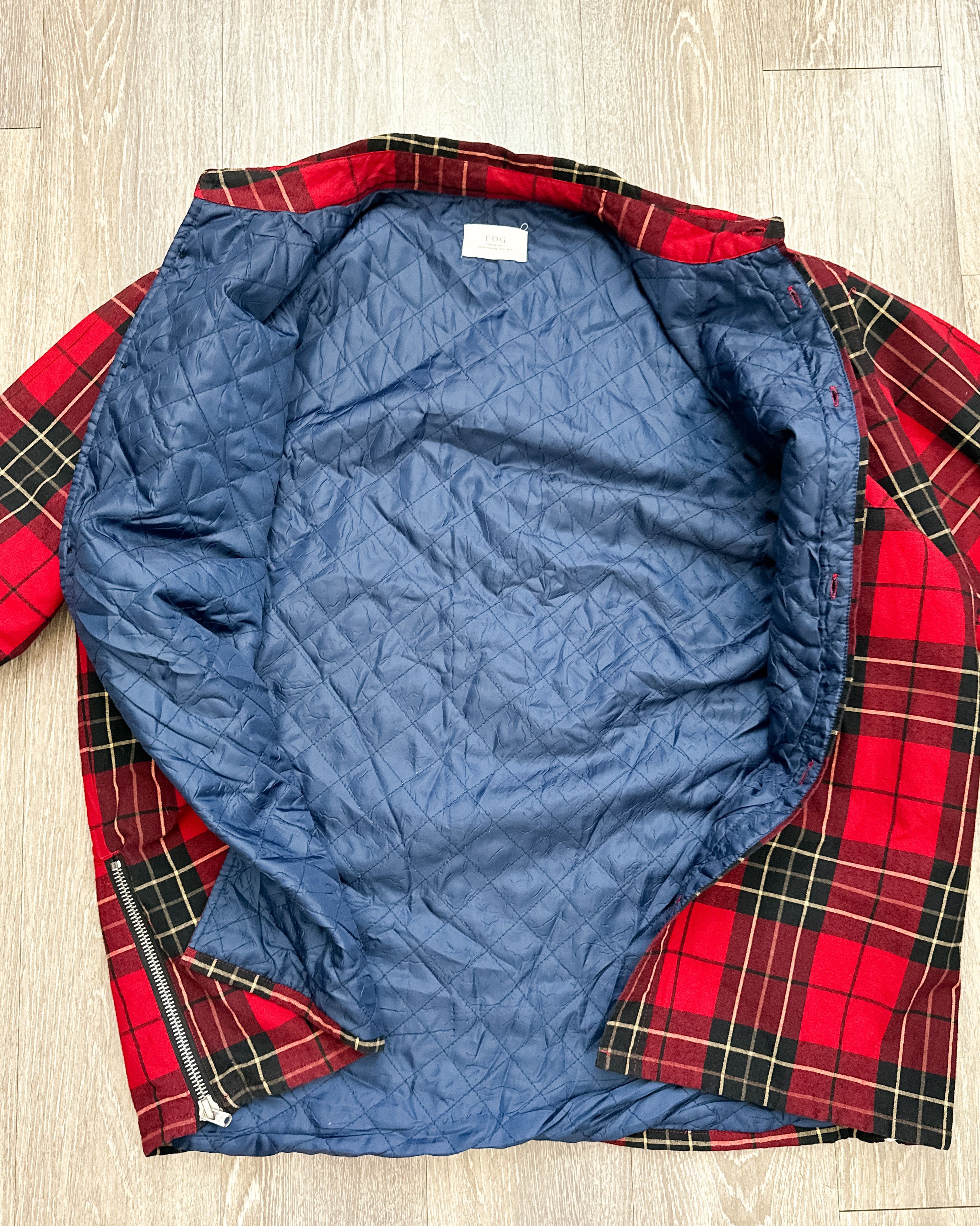 Fear of God Fear Of God Collection One Plaid Zipper Flannel Red Men's L Size US L / EU 52-54 / 3 - 3 Thumbnail