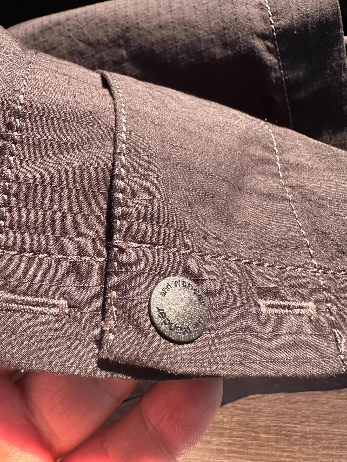And Wander 2026SS CORDURA Cotton Rip Shirt Jacket Ｑ22 Size US L / EU 52-54 / 3 - 6 Thumbnail