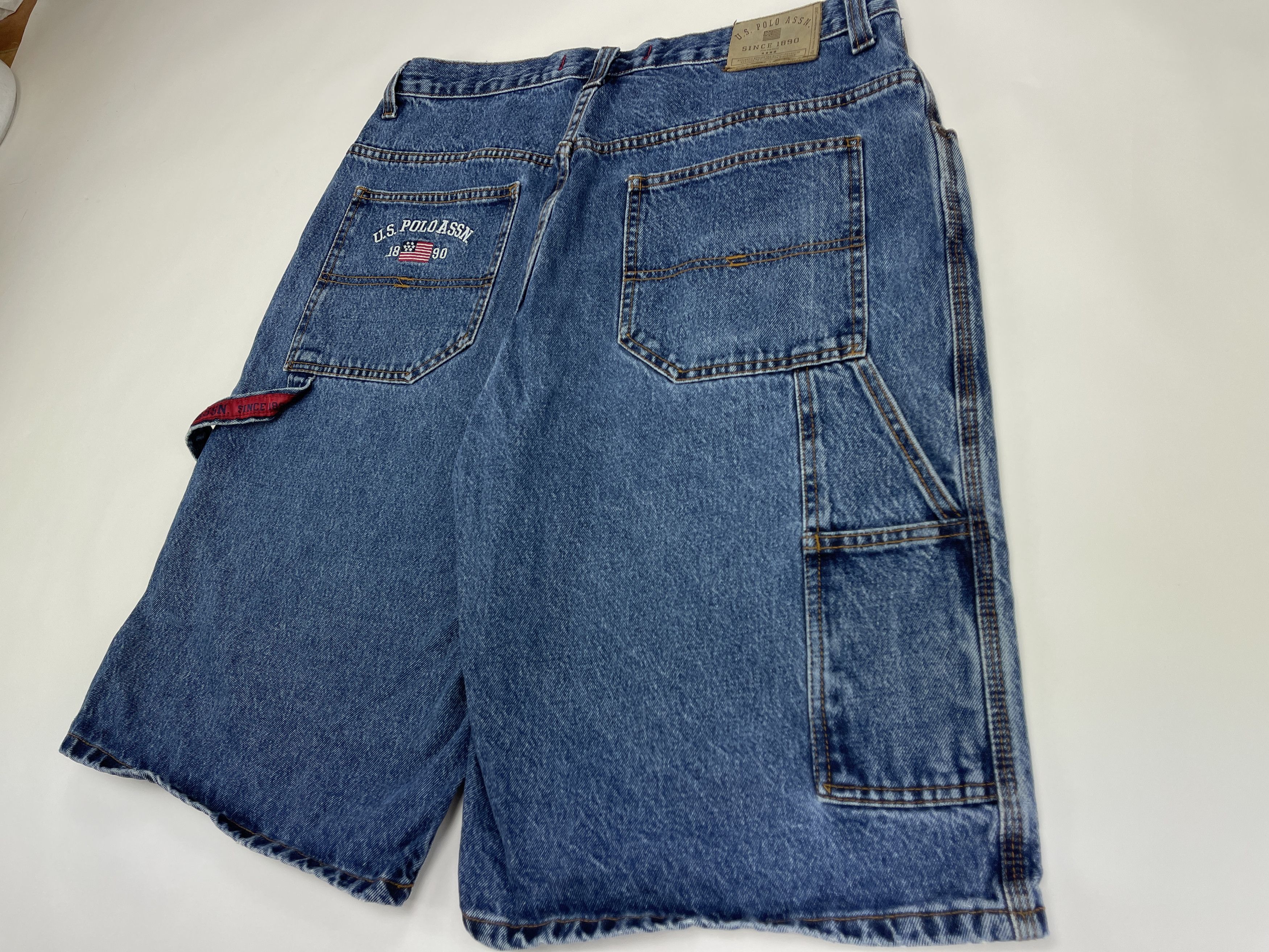 U.S. Polo Assn. U.S. Polo Assn jeans shorts USPA vintage baggy skater 90s 38 Size US 38 / EU 54 - 3 Thumbnail