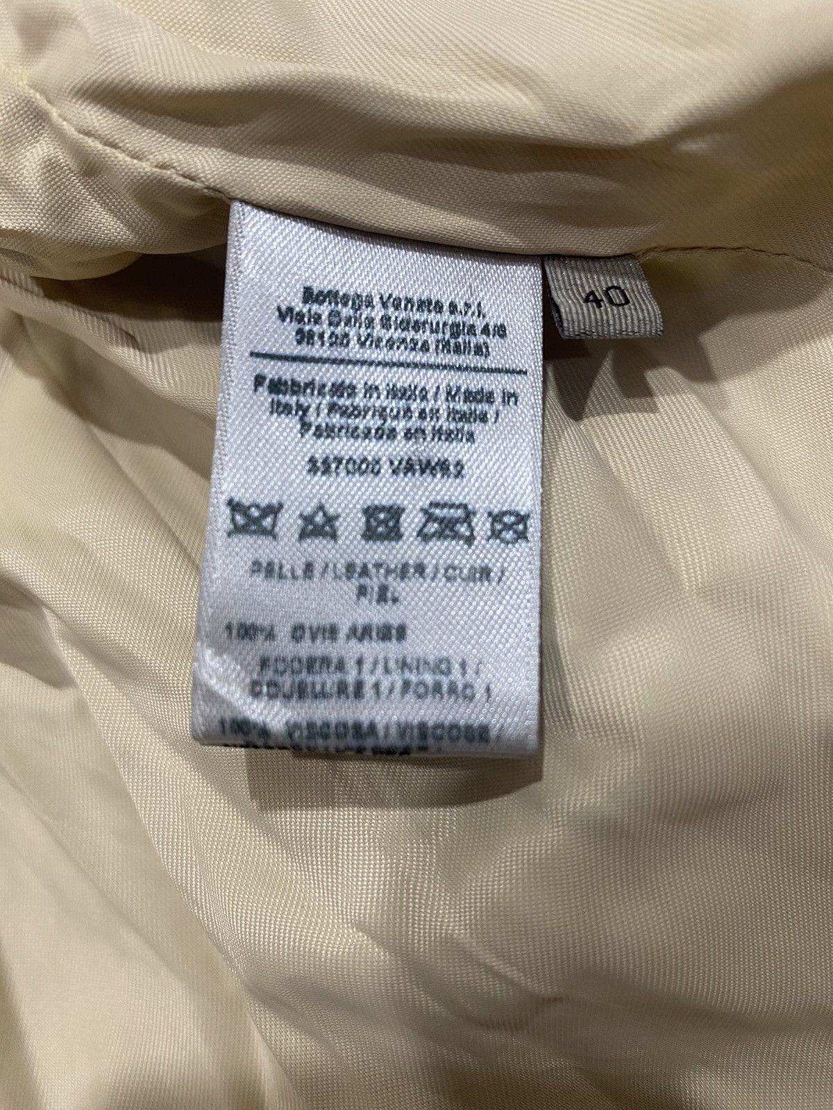 Bottega Veneta LUXURY SOFT LEATHER JACKET BOTTEGA VENETA BEIGE Size US M / EU 48-50 / 2 - 7 Thumbnail