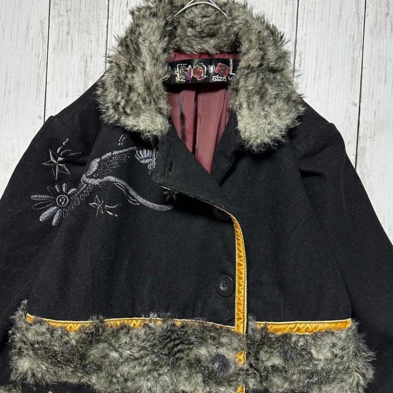 Desigual Desigual 2009 collection wool boho penny lane coat Size S / US 4 / IT 40 - 5 Thumbnail