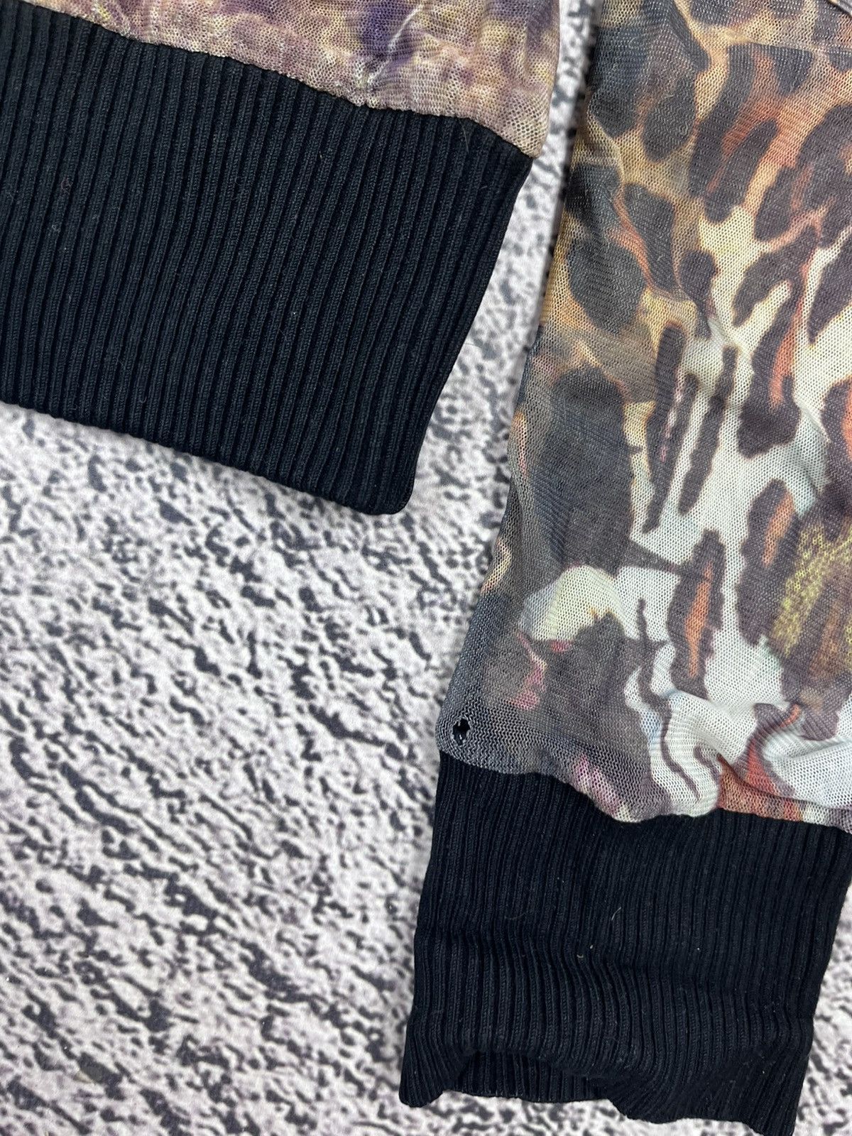 Japanese Brand Vintage Mesh Printed Animal Zip Jacket Floral Cavalli Style Size M / US 6-8 / IT 42-44 - 16 Thumbnail
