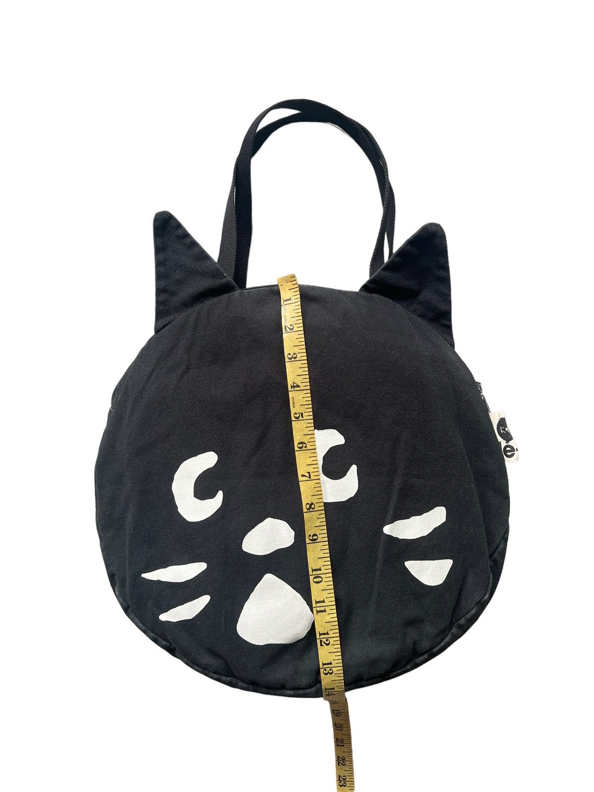 Issey Miyake Ne-Net Cat Head Canvas Zipper Tote Bag Size ONE SIZE - 13 Thumbnail