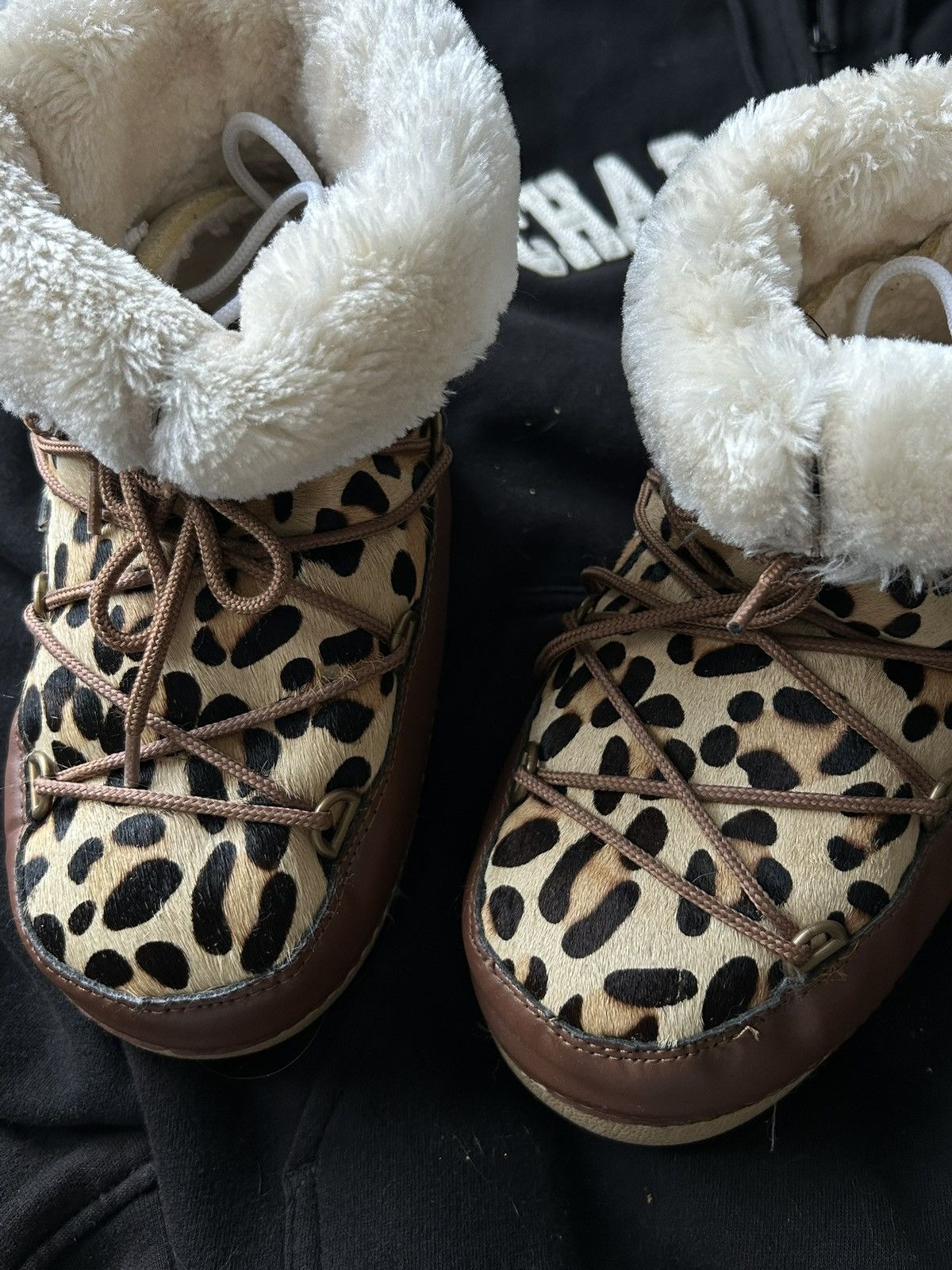 Moon Boot Leopard boots moonboot style yeti Size US 6.5 / IT 36.5 - 11 Thumbnail