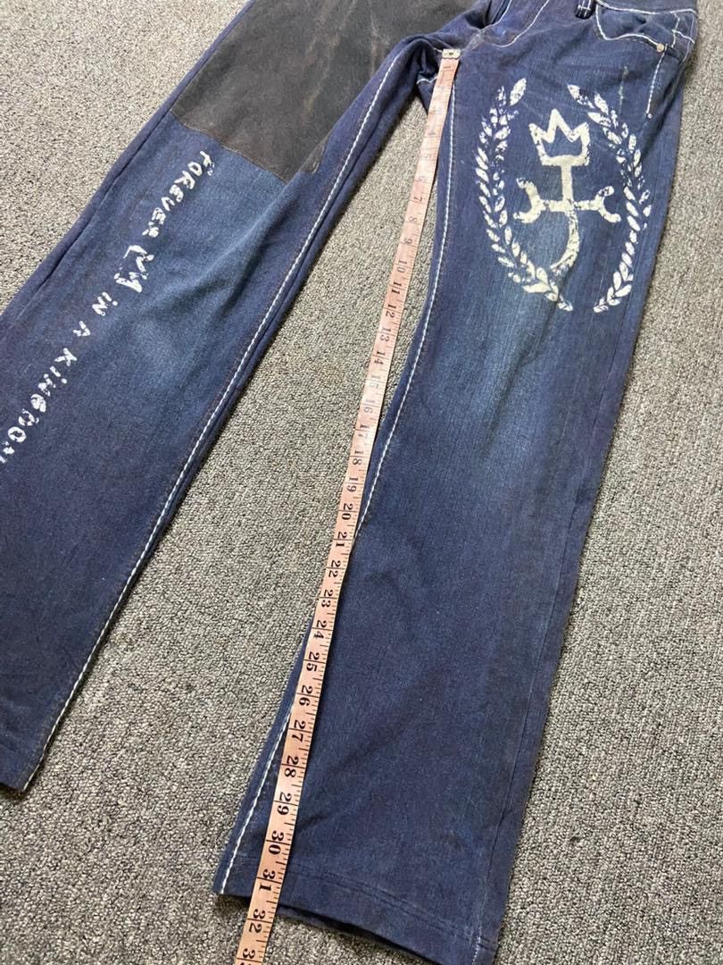 Jean Charles De Castelbajac Castelbajac Street Fashion Style Cotton Denim Pants (194) Size US 30 / EU 46 - 5 Thumbnail