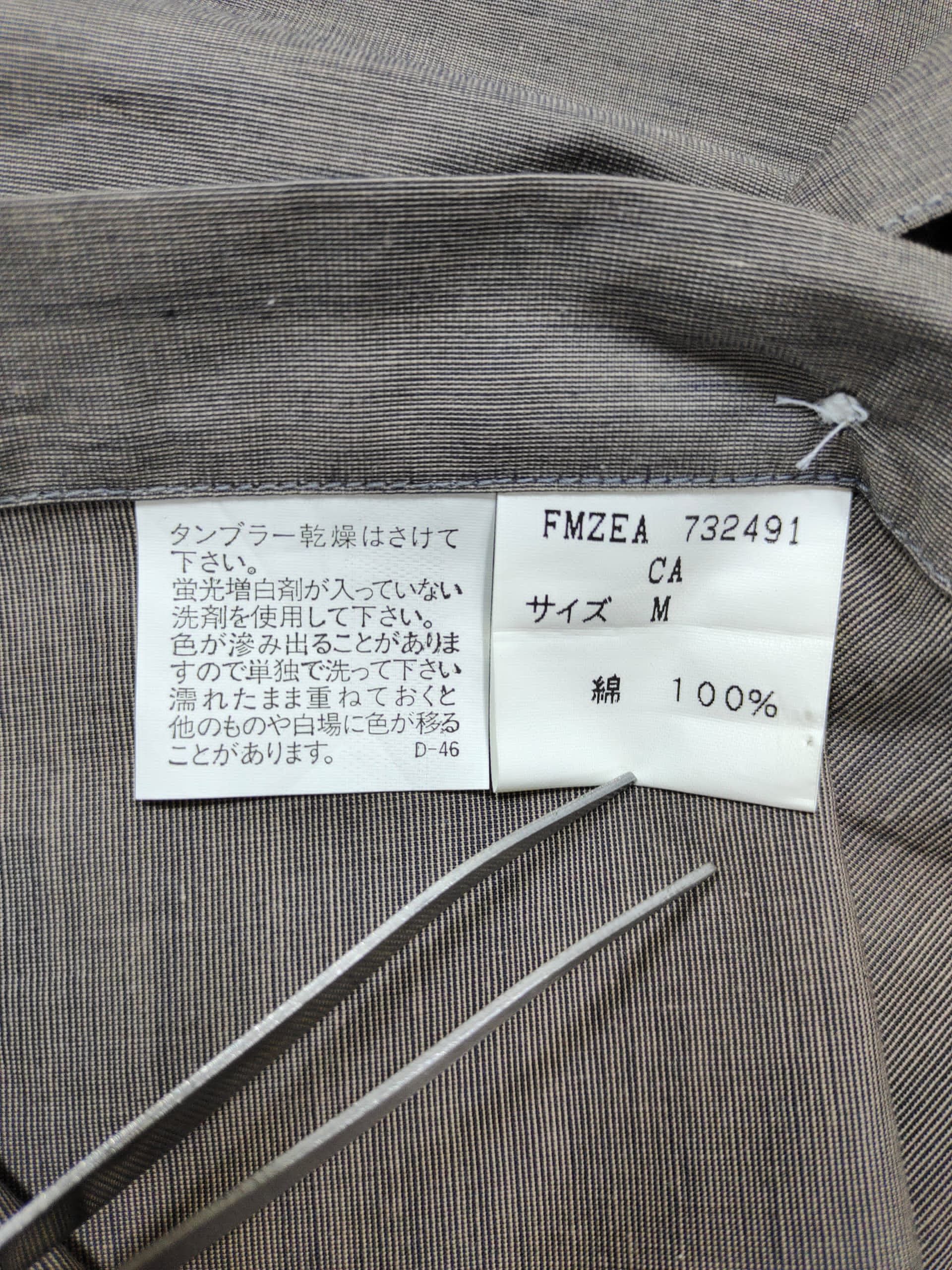 Moschino VINTAGE MOSCHINO GRAY BUTTON UP LONG SLEEVE SHIRT Size US M / EU 48-50 / 2 - 9 Thumbnail