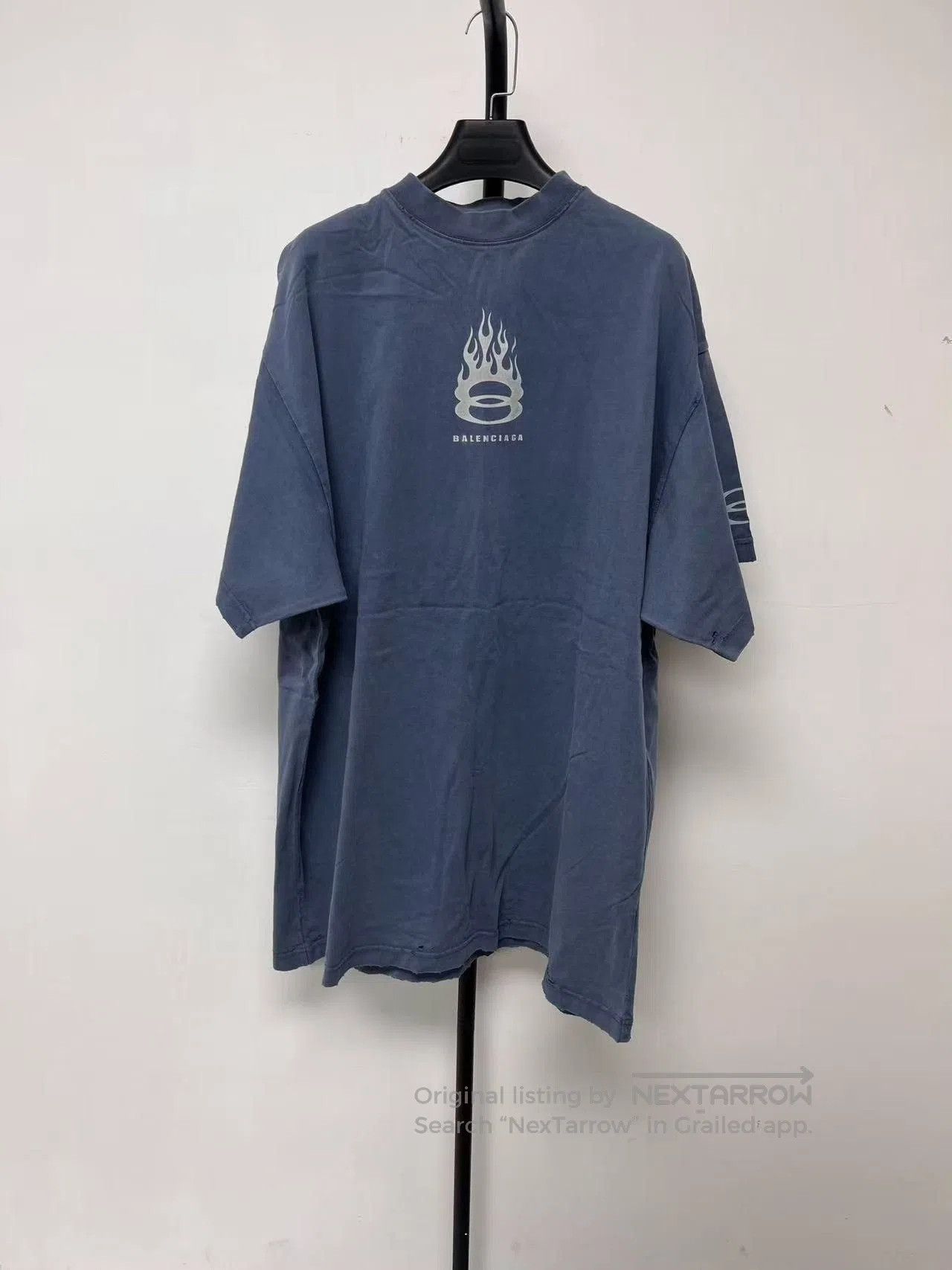 Balenciaga Balenciaga Logo Print Crewneck Short Sleeve T-Shirt. Size US L / EU 52-54 / 3 - 1 Thumbnail