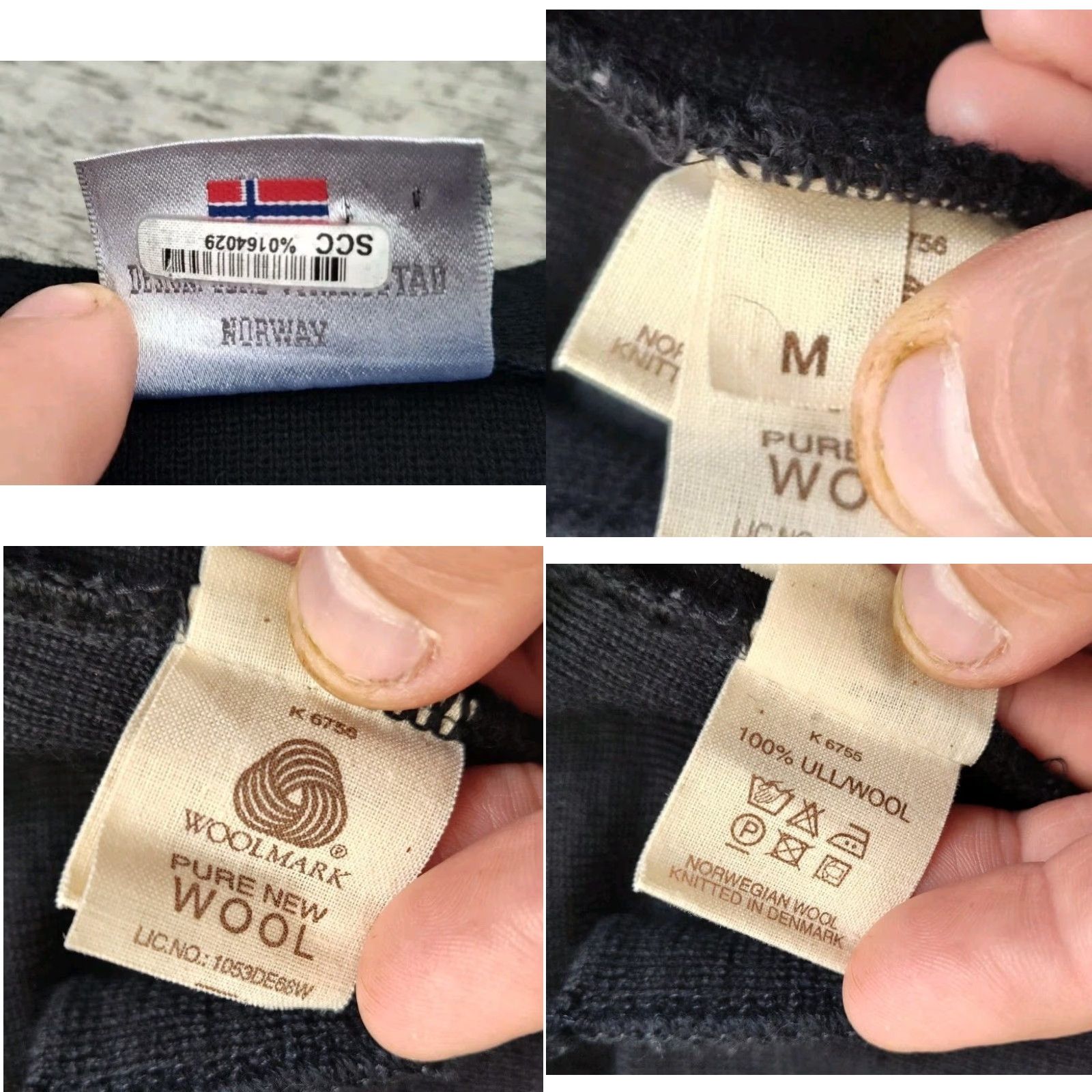 Dale Of Norway VINTAGE Oda of Norway Women’s Sleeveless Cardigan Knit Wool Geometric M Black Brown Norwegian Outdoor Casual Fall Winter Size M / US 6-8 / IT 42-44 - 8 Thumbnail