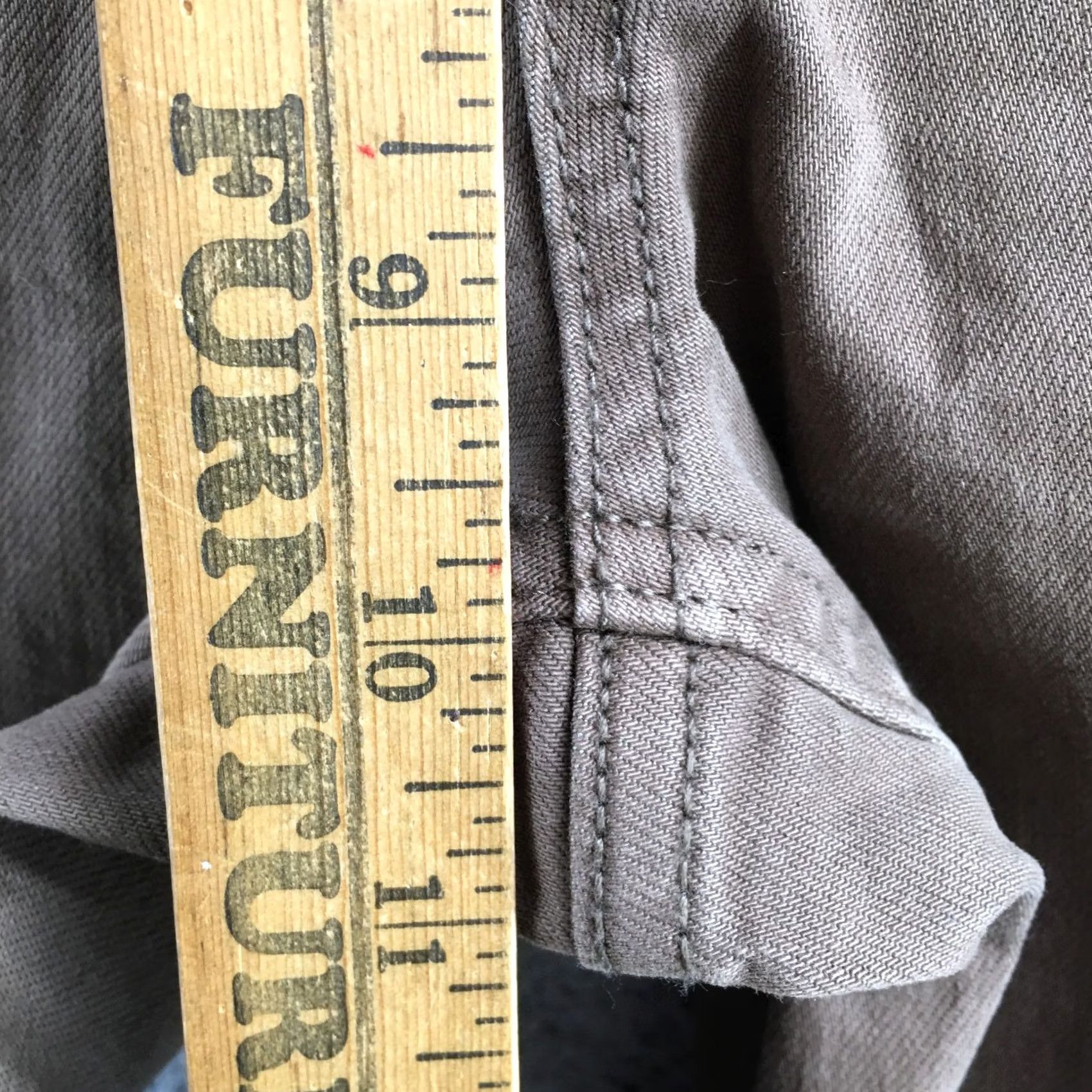 Vintage M Jeans by Maurices Slim Straight Ankle Jeans Womens 10 Long Brown Mid Rise NEW Size 32" / US 10 / IT 46 - 7 Thumbnail