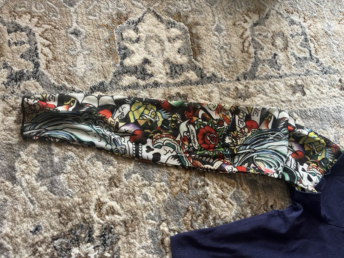 Ed Hardy TRUE LOVE CROPPED TATTOO LONG-SLEEVE SLEEVE SHIRT L Size L / US 10 / IT 46 - 5 Thumbnail