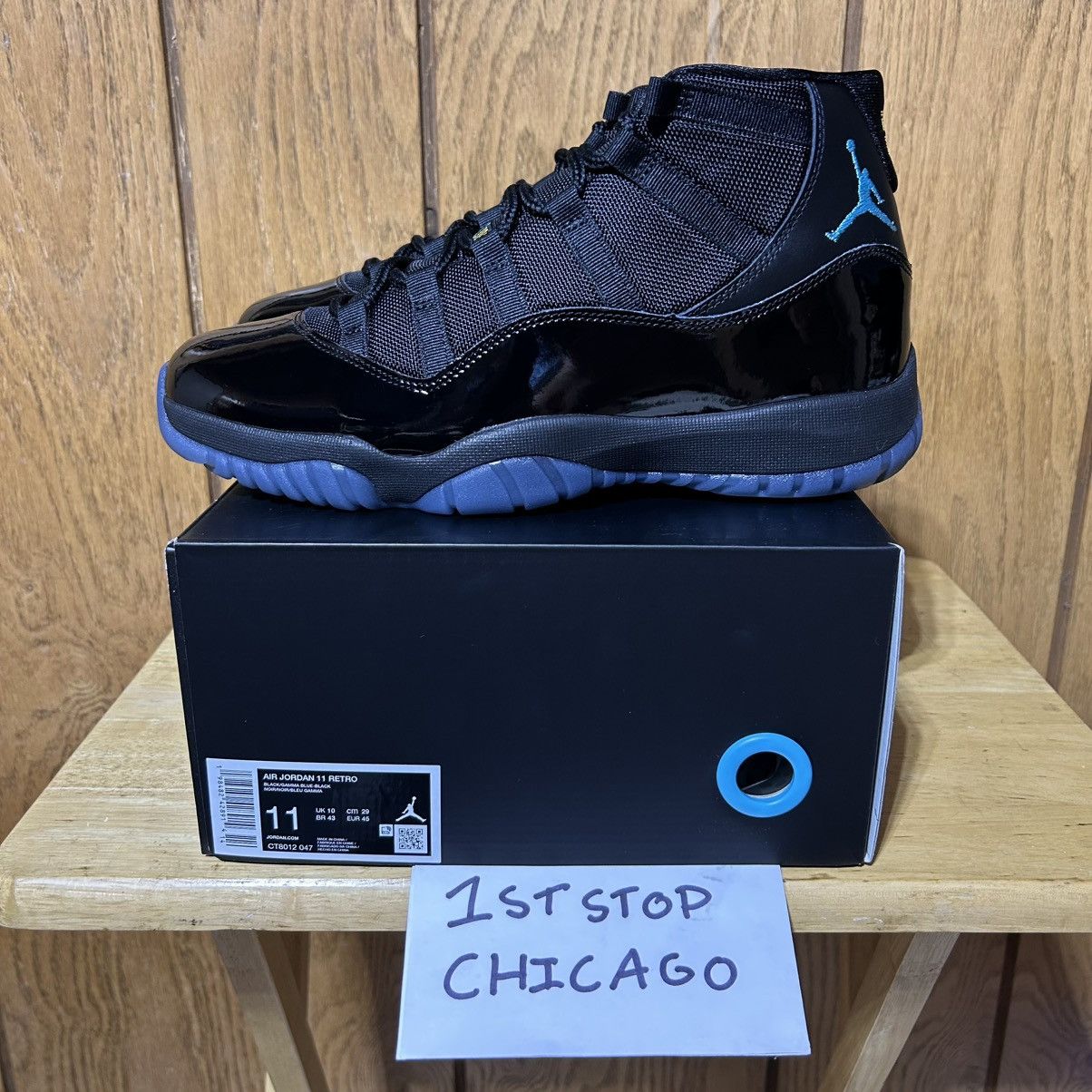 Jordan Brand Nike Air Jordan 11 Retro Gamma Blue 2025 CT8012-047 Mens 11 Size US 11 / EU 44 - 3 Thumbnail