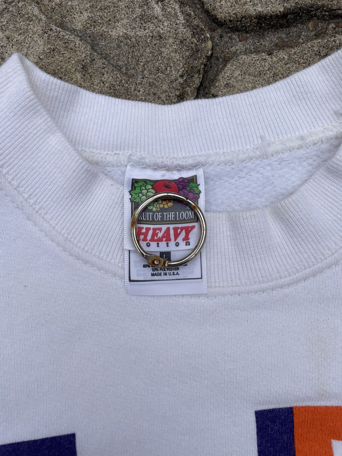 Fruit Of The Loom × NCAA × Vintage Vintage 90s Orange Bowl Football Sweatshirt Size US L / EU 52-54 / 3 - 5 Thumbnail