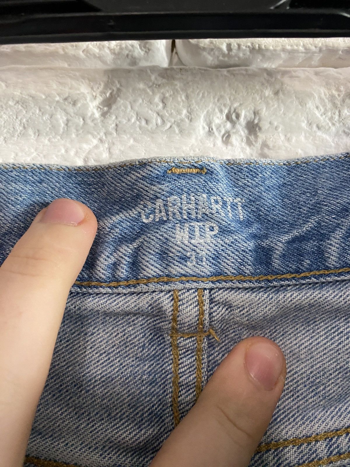 Carhartt Carhartt Reworked Custom Rap Jeans Distressed Denim Pants Size US 31 - 3 Thumbnail