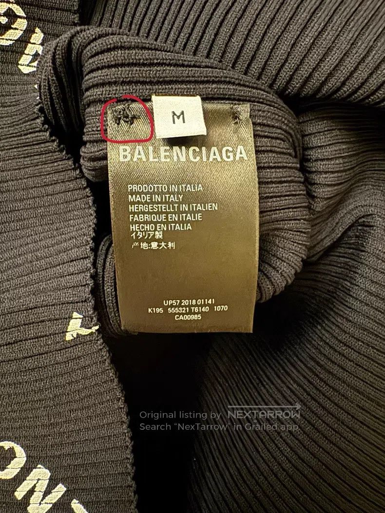 Balenciaga Balenciaga Black Full Print Logo Knitwear Size US M / EU 48-50 / 2 - 8 Thumbnail