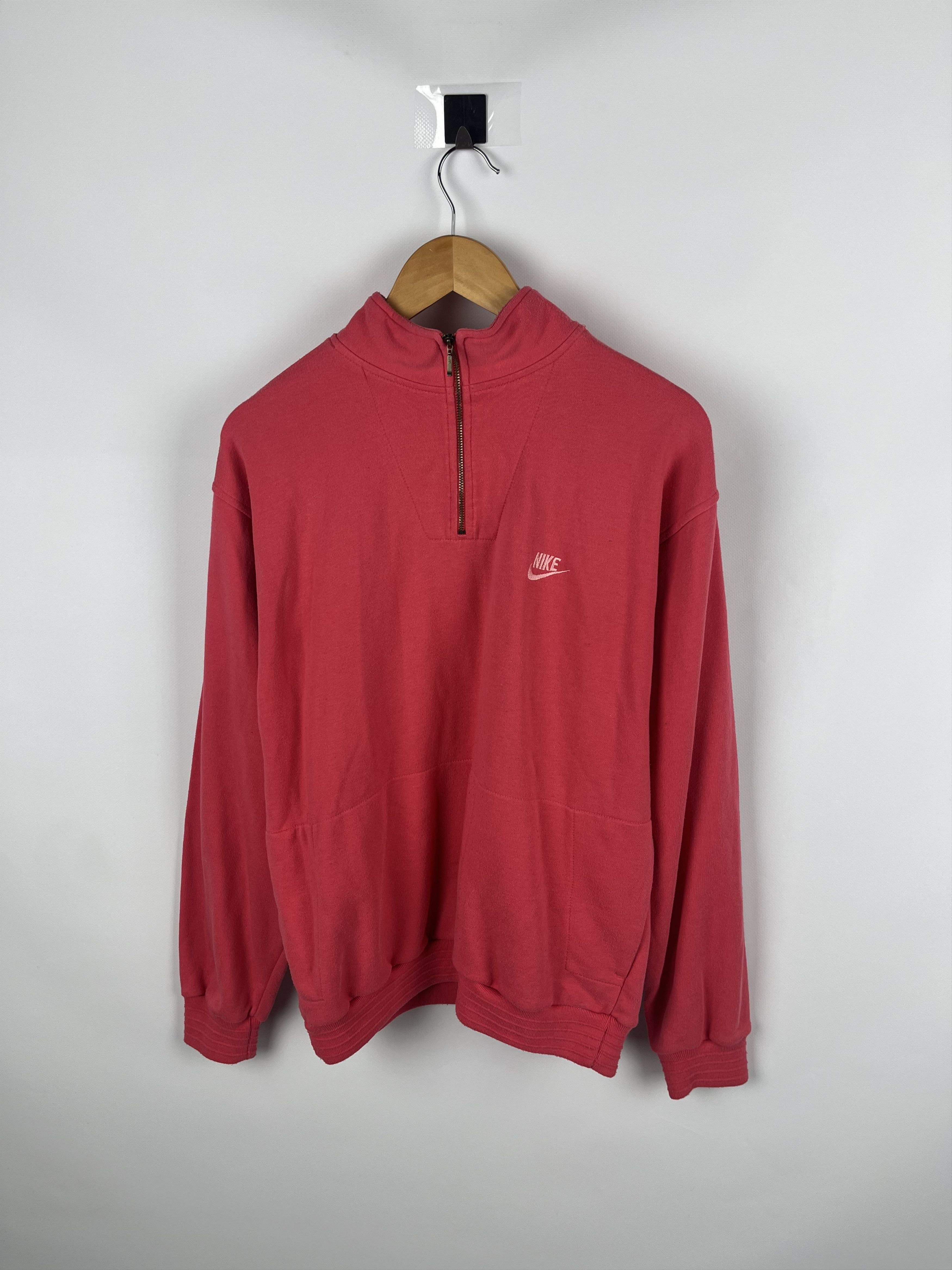 Nike Nike 1/4 Zip Sweatshirt Vintage 90's Embroidered Logo USA Size US M / EU 48-50 / 2 - 2 Thumbnail