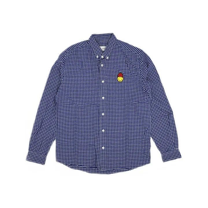 AMI AMIPARIS Casual Checkered Long Sleeve Shirt -2507 Size US M / EU 48-50 / 2 - 1 Thumbnail