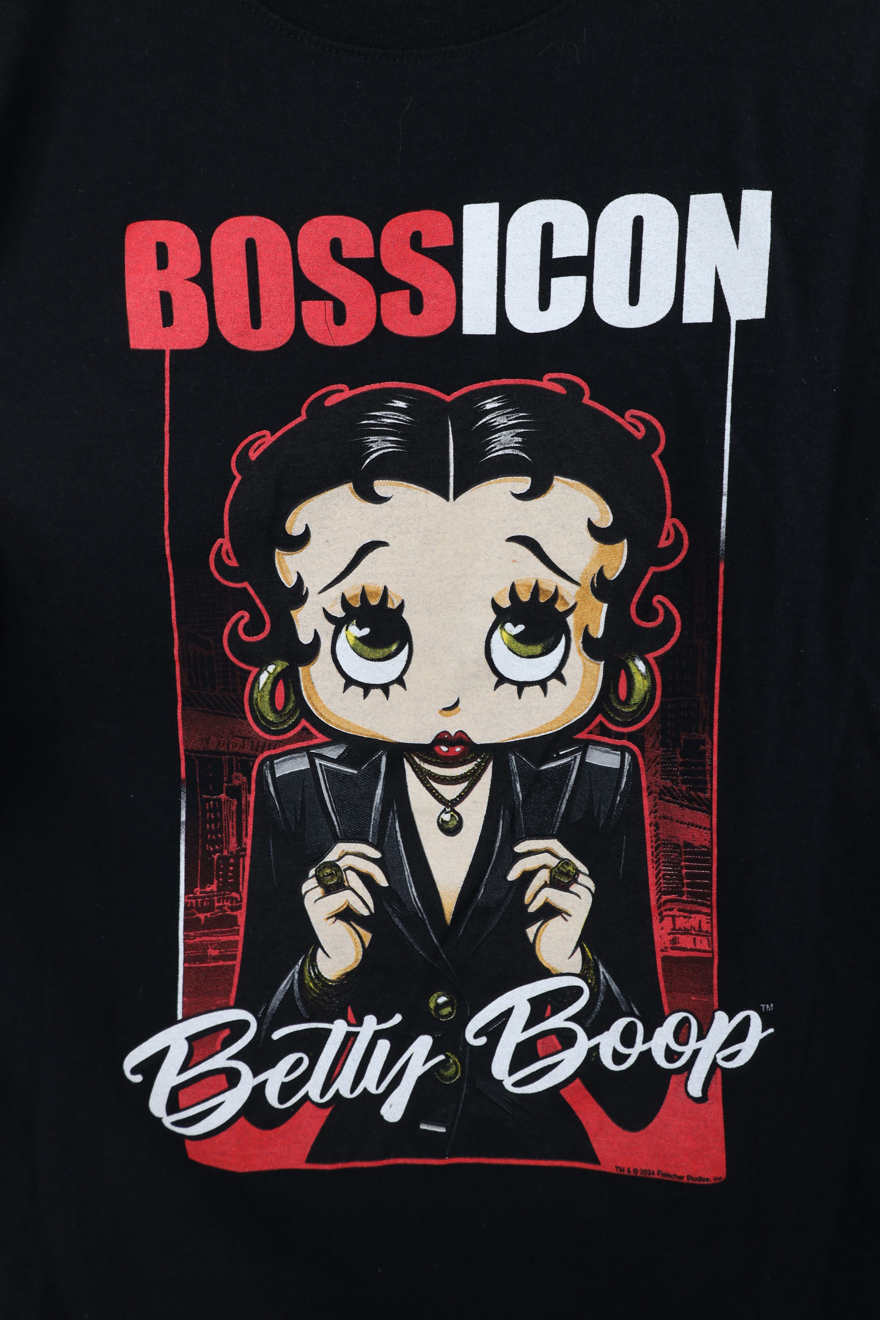 Vintage Y2K Betty Boop Spell Out Boss Icon Short Sleeve T-Shirt Size M / US 6-8 / IT 42-44 - 4 Thumbnail