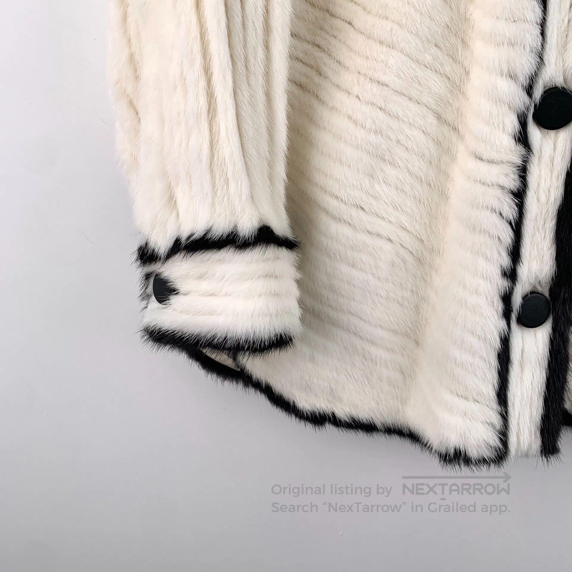 Fendi FENDI White Edge Design Silk Collar Hooded Single-breasted Size XS / US 0-2 / IT 36-38 - 4 Thumbnail