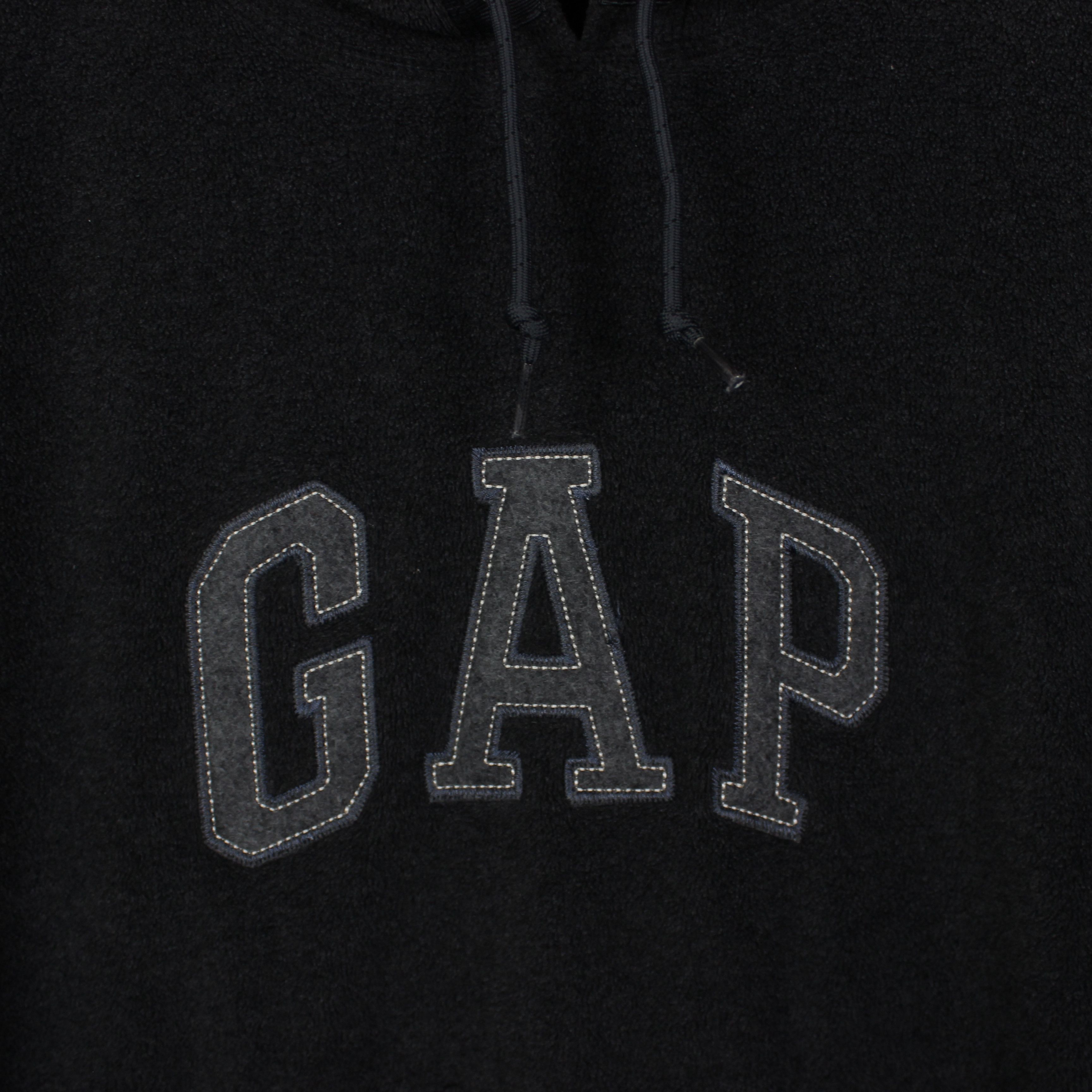 Gap Gap hoodie vintage fleece centr logo men rare L XL Size US XL / EU 56 / 4 - 3 Thumbnail