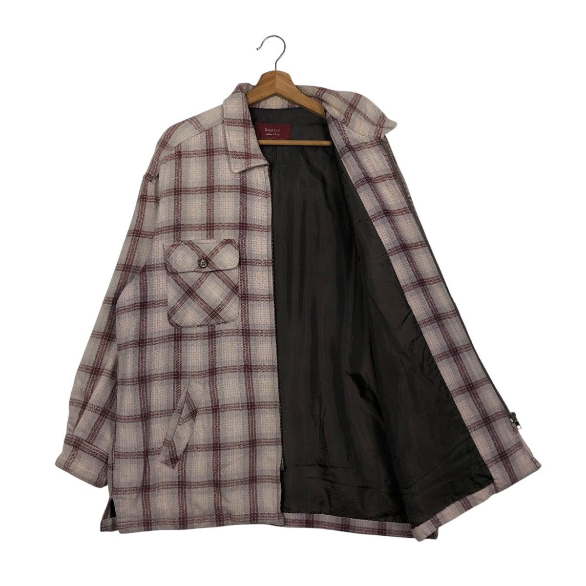 Flannel × Japanese Brand × Vintage Vintage Flannel Shirt Jacket Ralph Eton Tartan Design Check Size US M / EU 48-50 / 2 - 12 Thumbnail