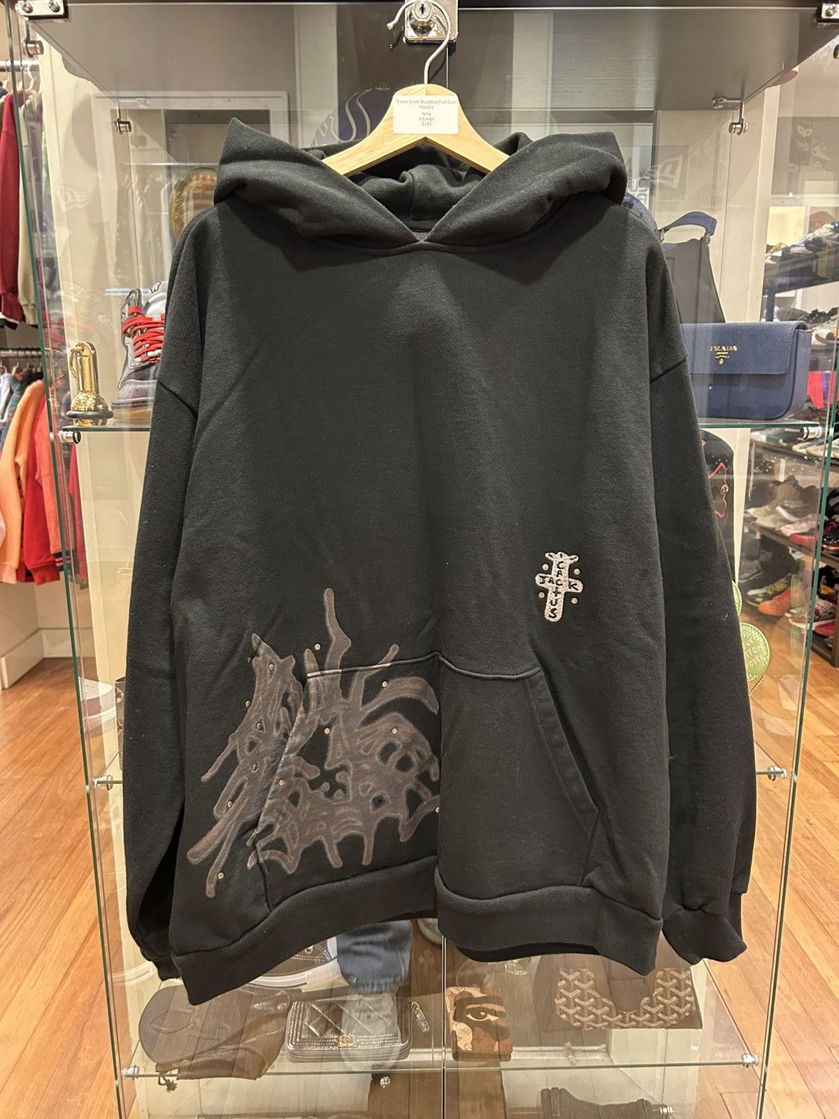 Travis Scott Teavis Scott Studded Pullover Hoodie Size US XL / EU 56 / 4 - 1 Thumbnail