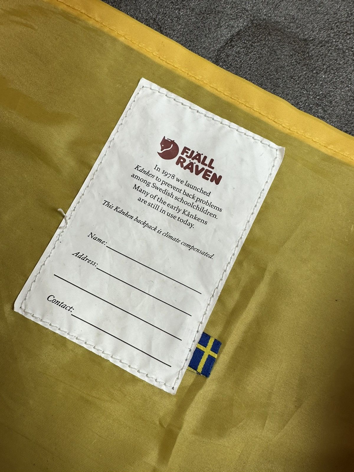 Fjallraven Fjallraven Kanken G-1000 Backpack Travel Bag Outdoor Size ONE SIZE - 10 Thumbnail