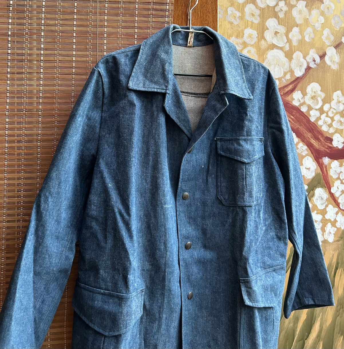 Nigel Cabourn × Vintage 60’s Lybro of Liverpool Coverall Denim Coat Pre-Cabourn Size US L / EU 52-54 / 3 - 3 Thumbnail