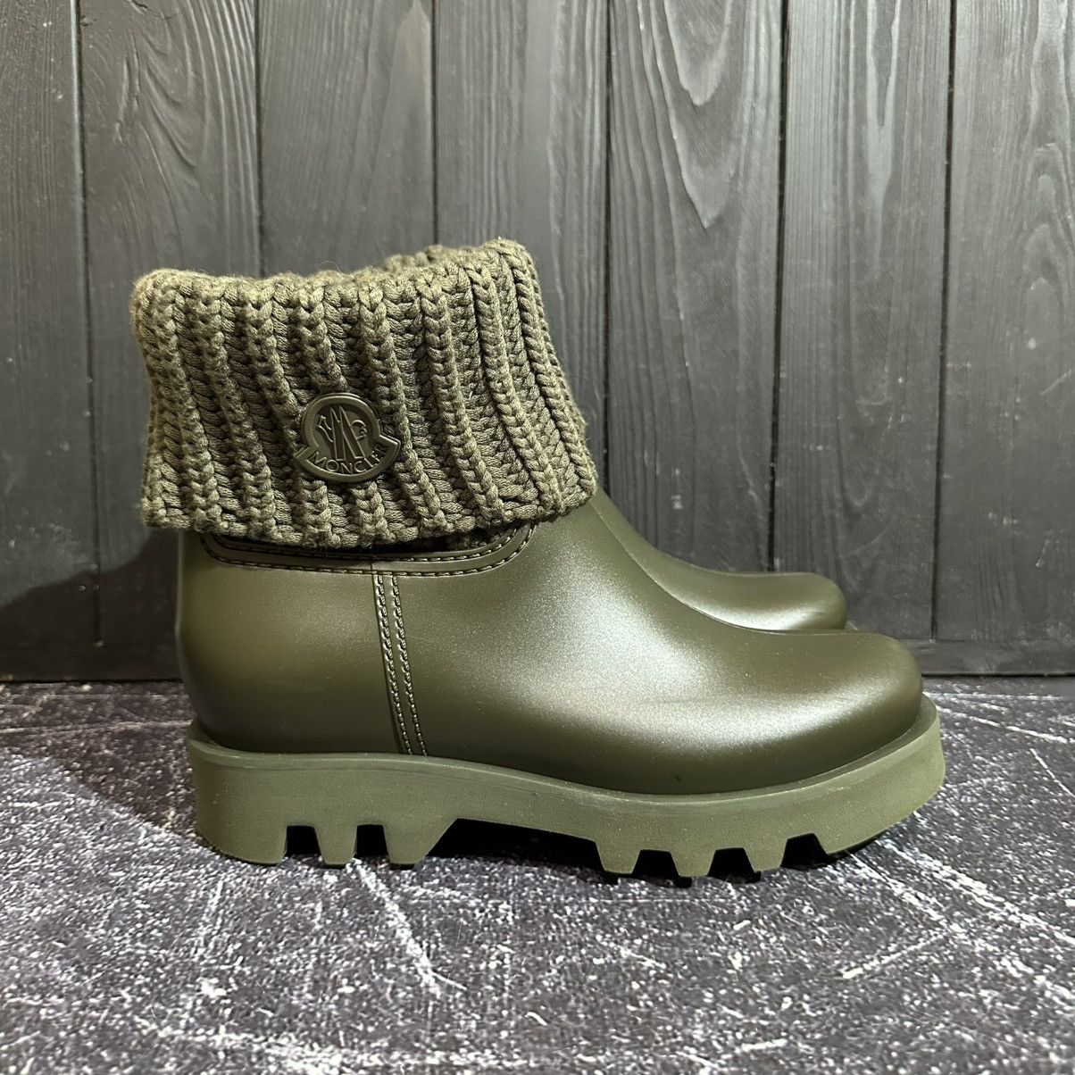 Moncler MONCLER GINETTE - Women’s Waterproof Rubber Boots Size 37 Size US 7 / IT 37 - 3 Thumbnail