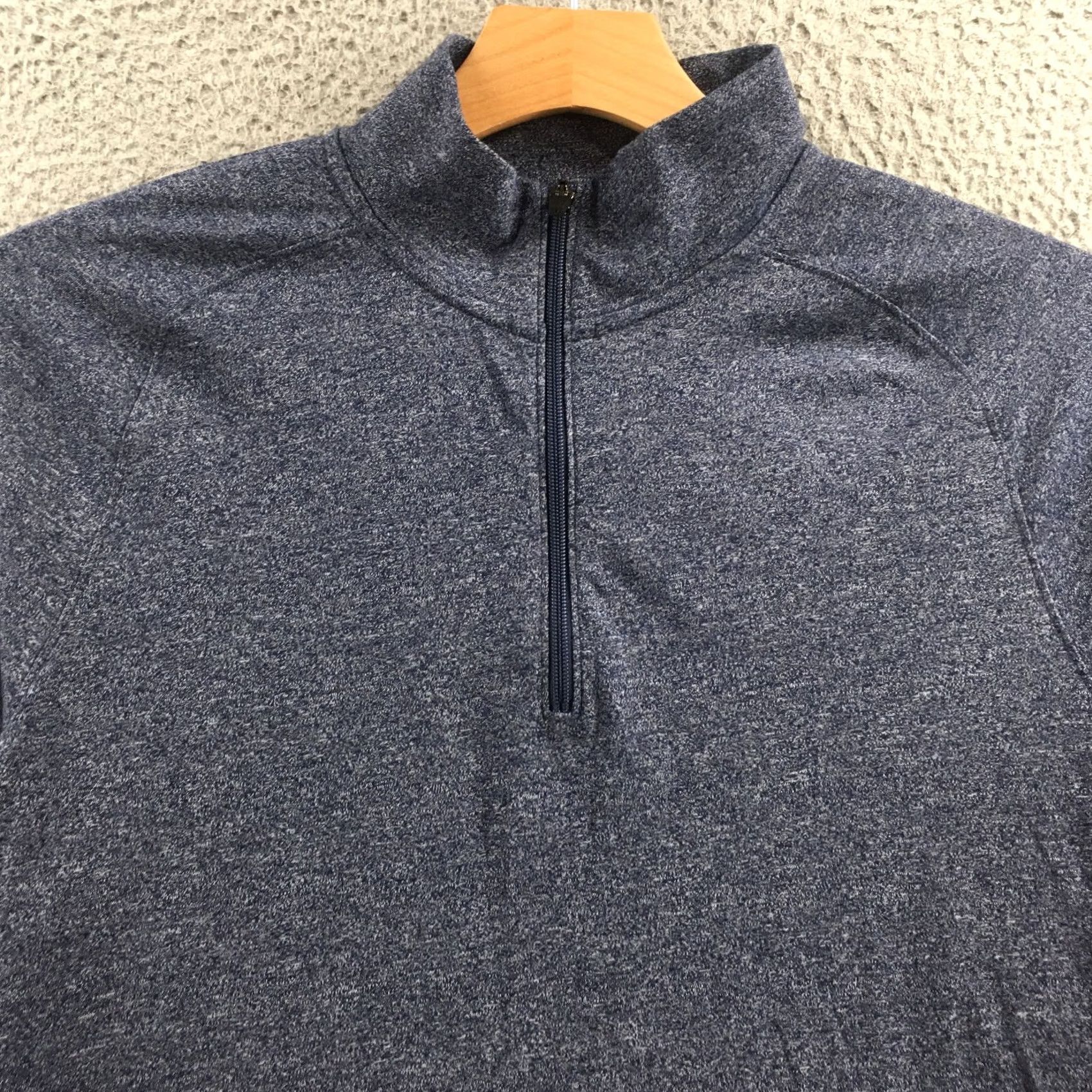 Banana Republic Banana Republic Quick Dry Half Zip Sweater Mens XL Blue Mock Neck Long Sleeves Size US XL / EU 56 / 4 - 2 Thumbnail