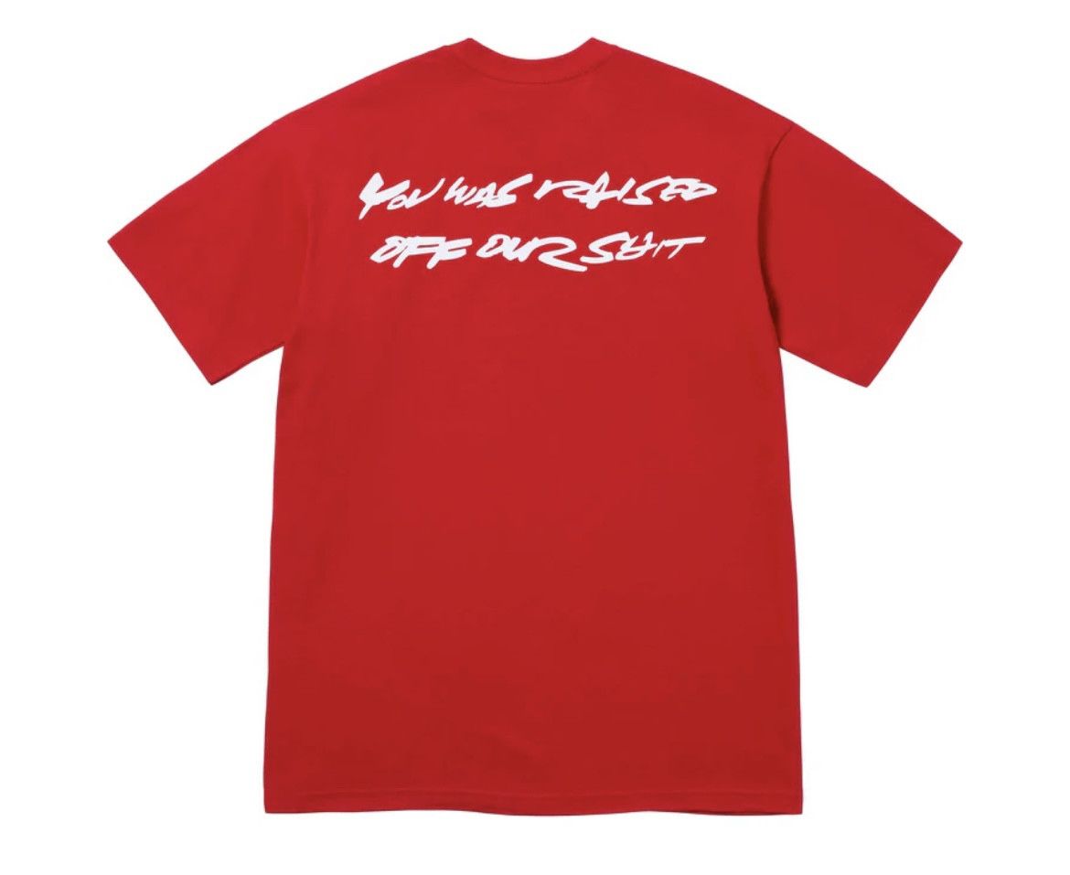 Supreme Futura Box Logo Tee Red S in Hand - Tops 