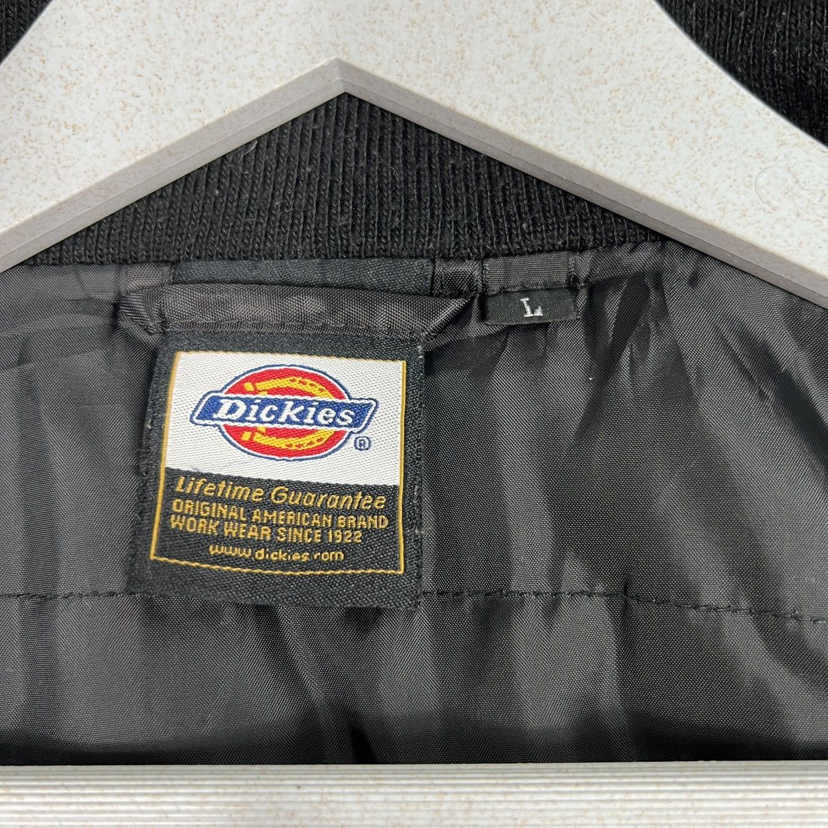 Dickies 🔥 DIEKIES BLACK MOTO JACKET Size US L / EU 52-54 / 3 - 18 Thumbnail