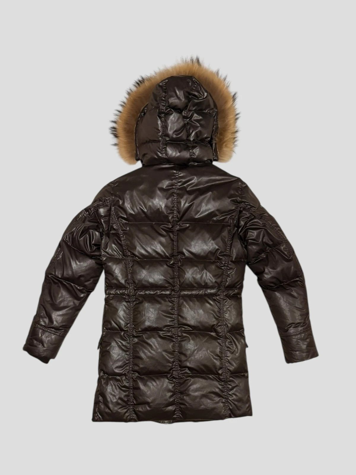 HIDEAWAYS Japanese Brand double layer fur hood down puffer long jacket Size US M / EU 48-50 / 2 - 4 Thumbnail