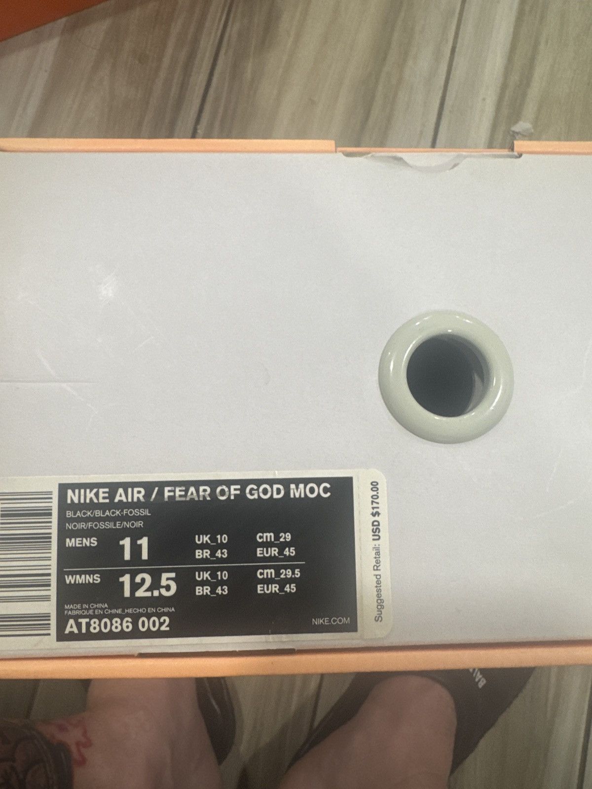 Fear of God × Nike nike air fear of god moc Size US 11 / EU 44 - 7 Thumbnail